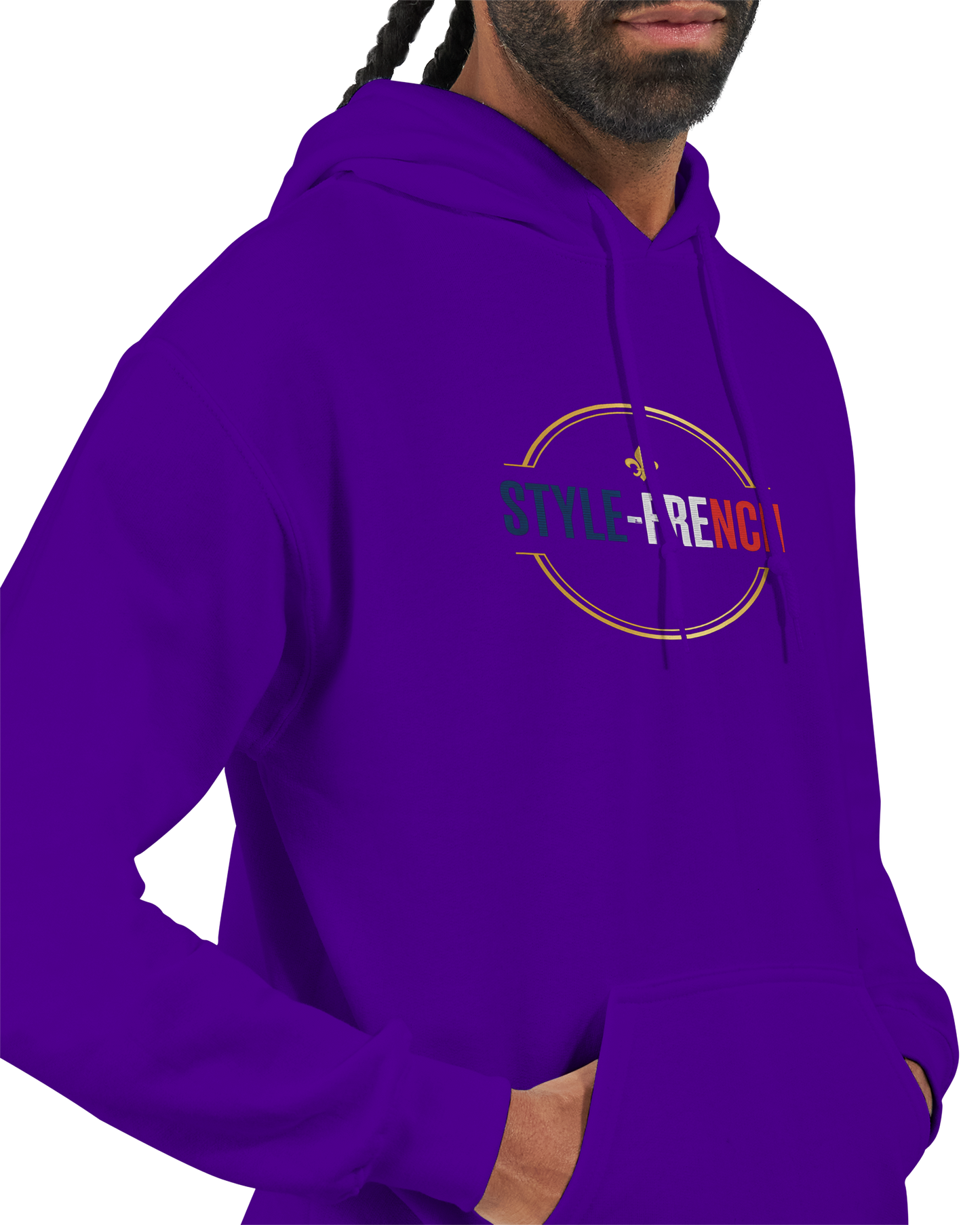 Sweat à Capuche Homme "Chauvin et Fier l'être" – Confort Premium et Design Patriotique