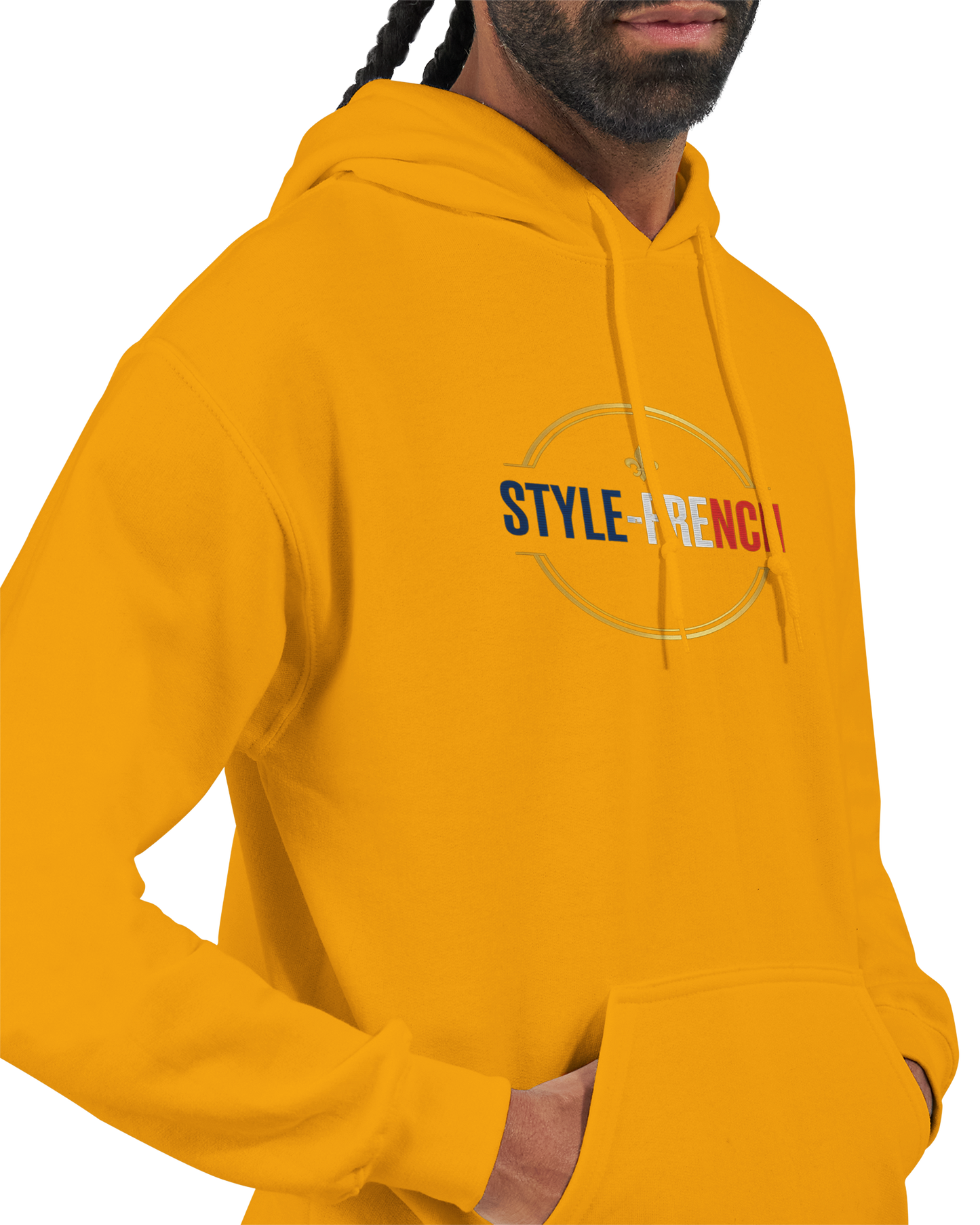 Sweat à Capuche Homme "Chauvin et Fier l'être" – Confort Premium et Design Patriotique