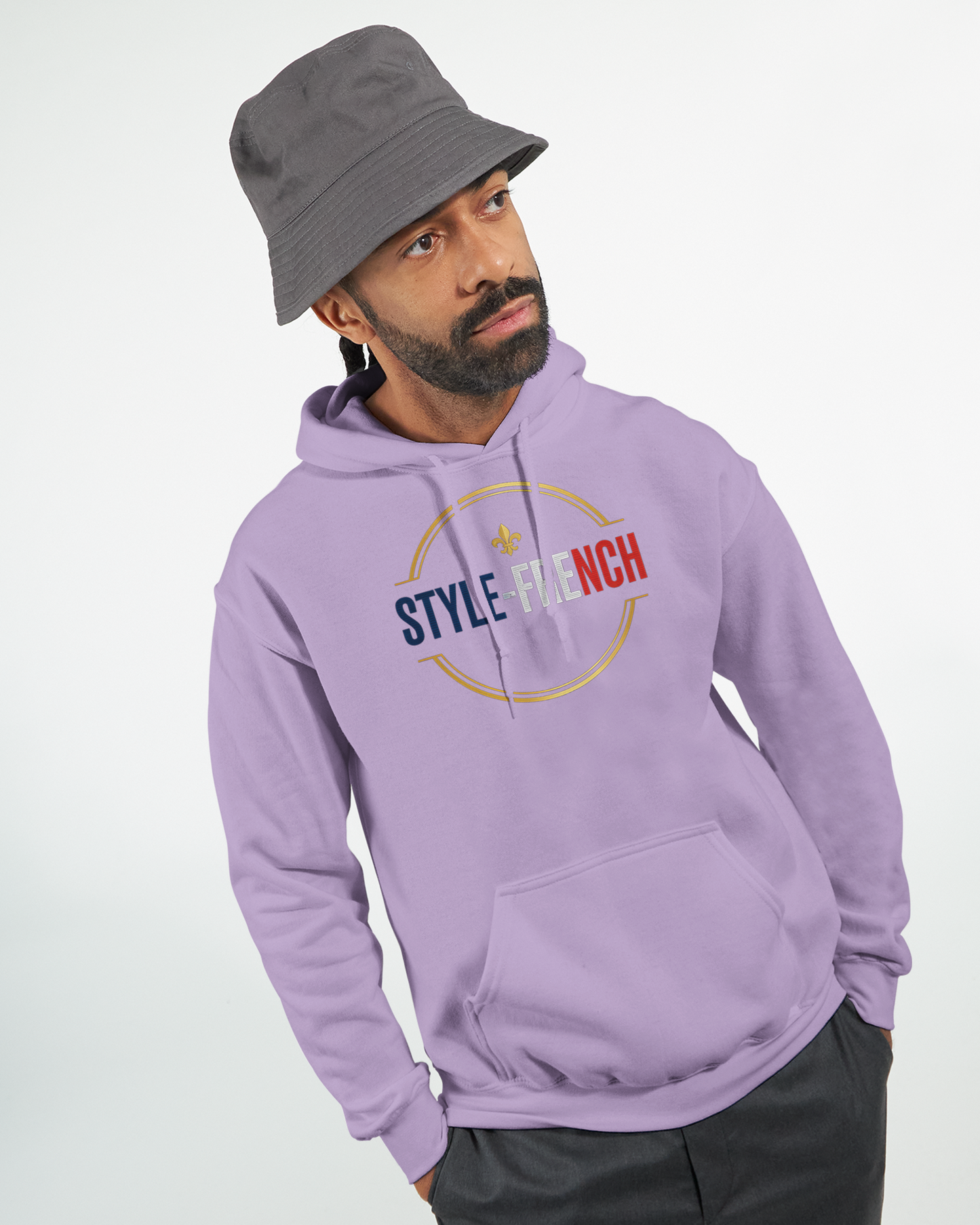 Sweat à capuche homme Fils de France – Hoodie premium en coton mélangé