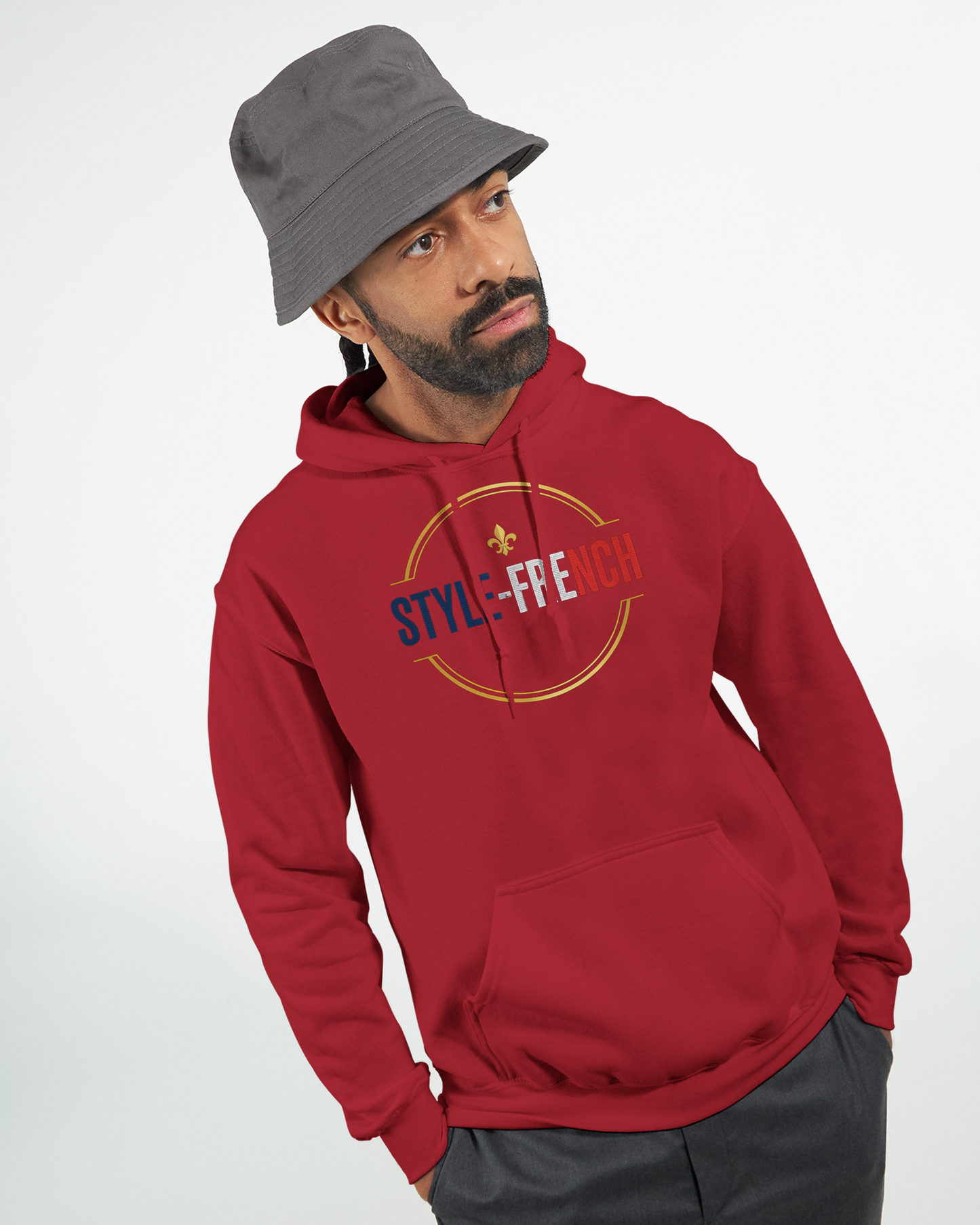 Sweat à Capuche Homme homme de France - Design France - Confort Premium