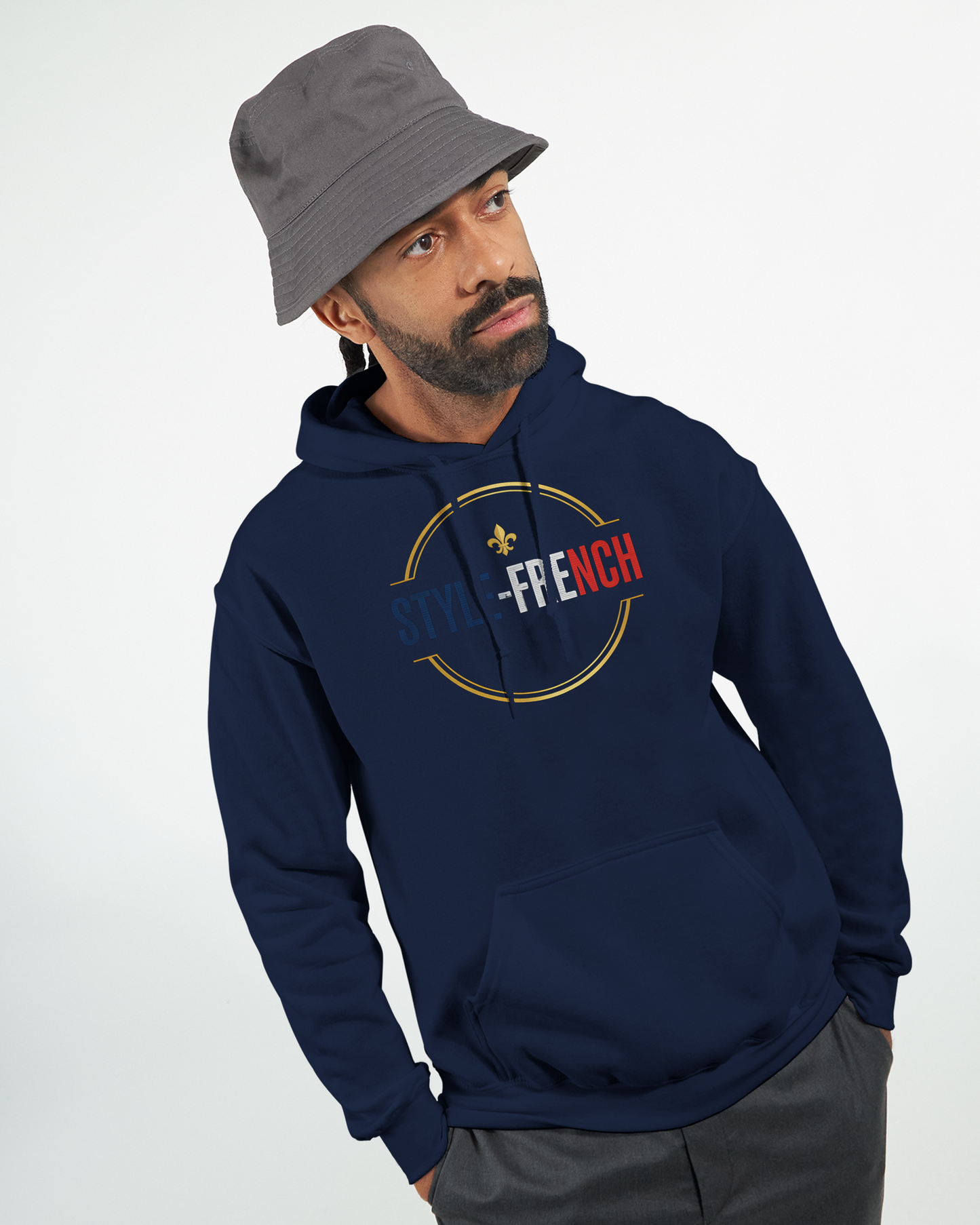Sweat à Capuche Homme homme de France - Design France - Confort Premium