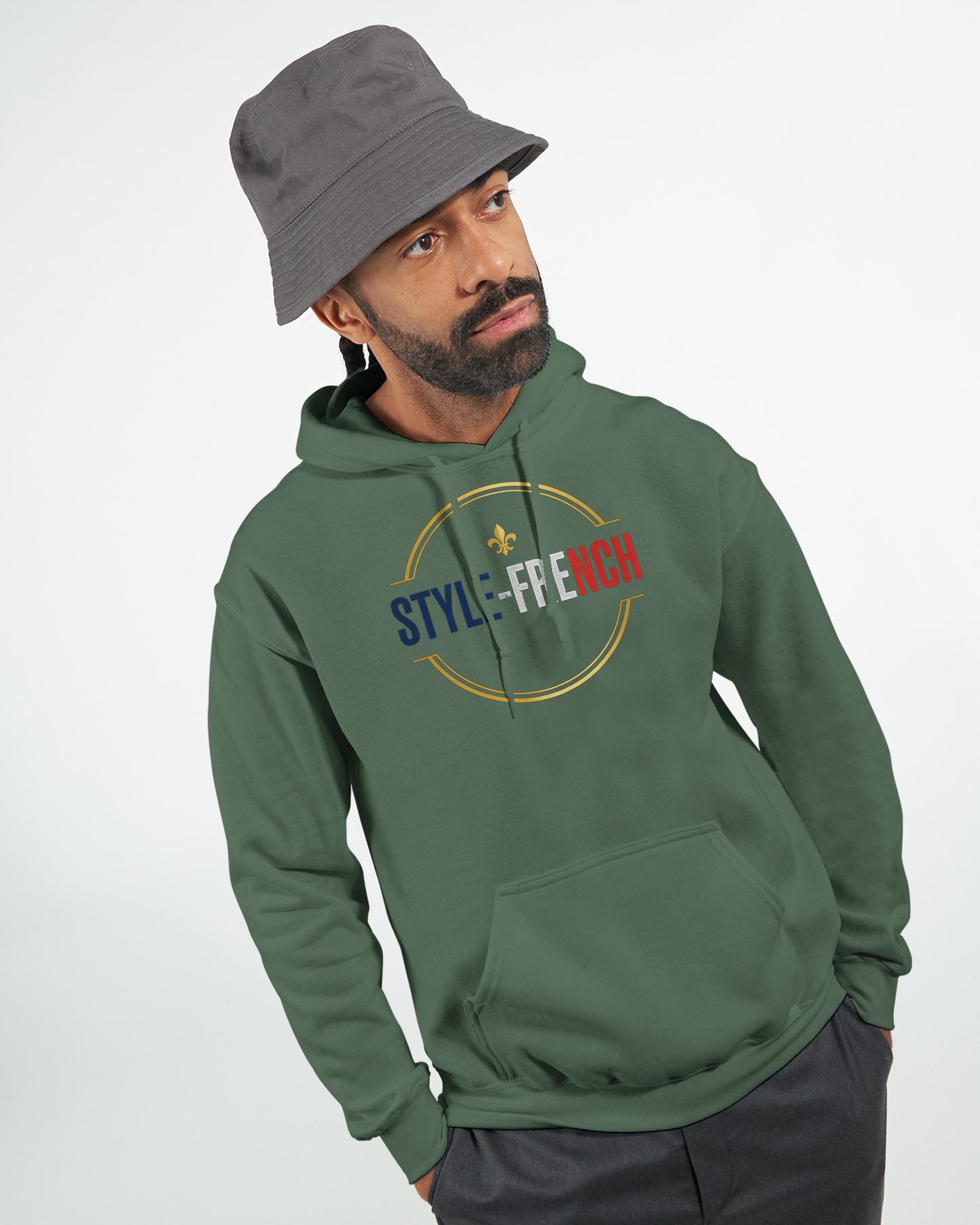 Sweat à Capuche Homme homme de France - Design France - Confort Premium