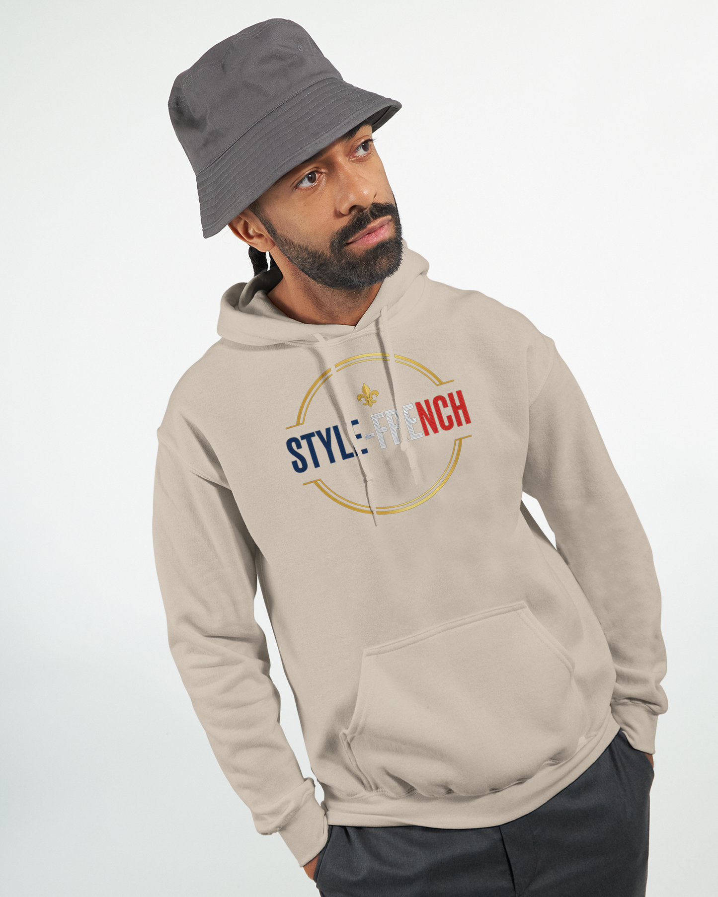 Sweat à Capuche Homme homme de France - Design France - Confort Premium