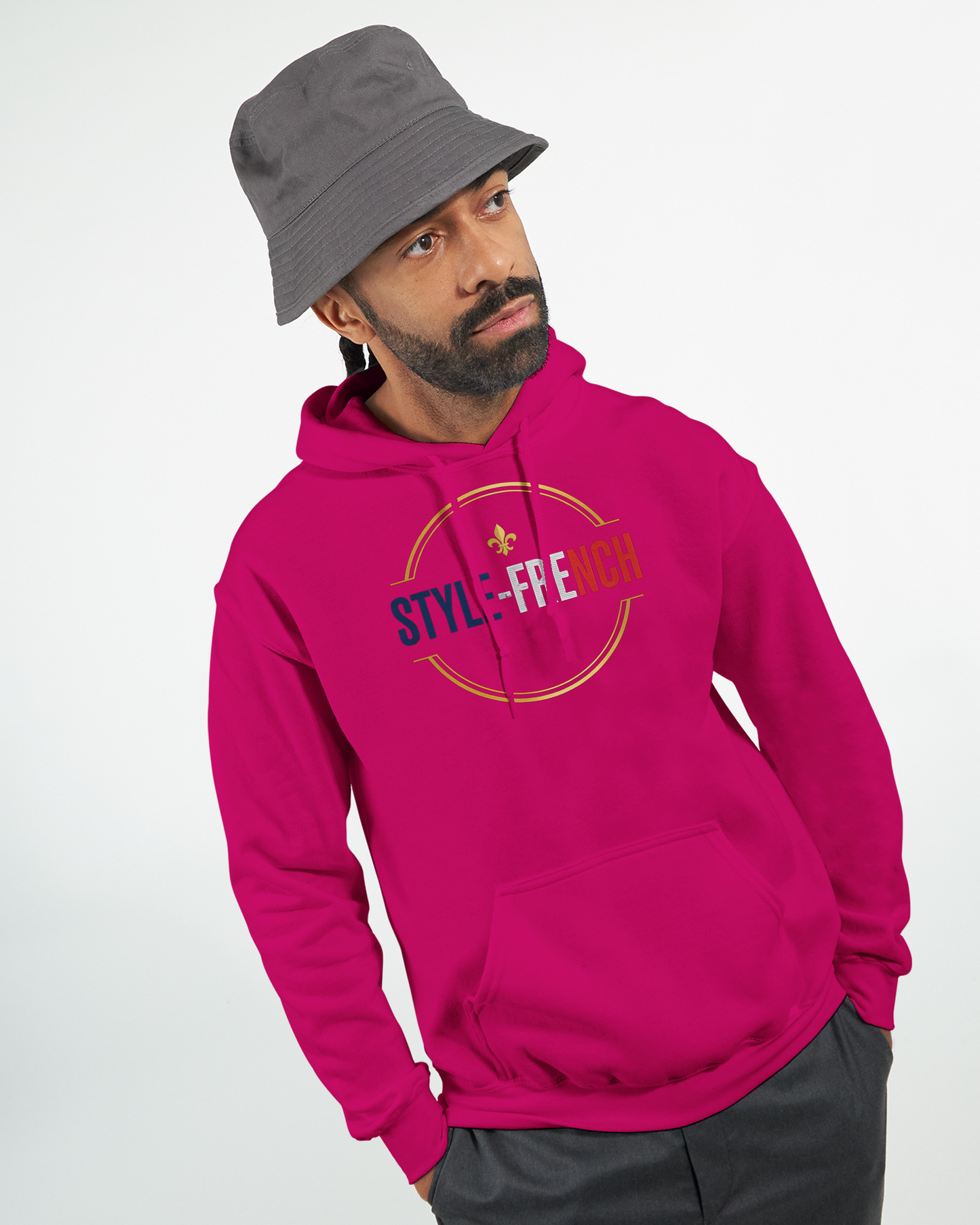 Sweat à Capuche Homme homme de France - Design France - Confort Premium