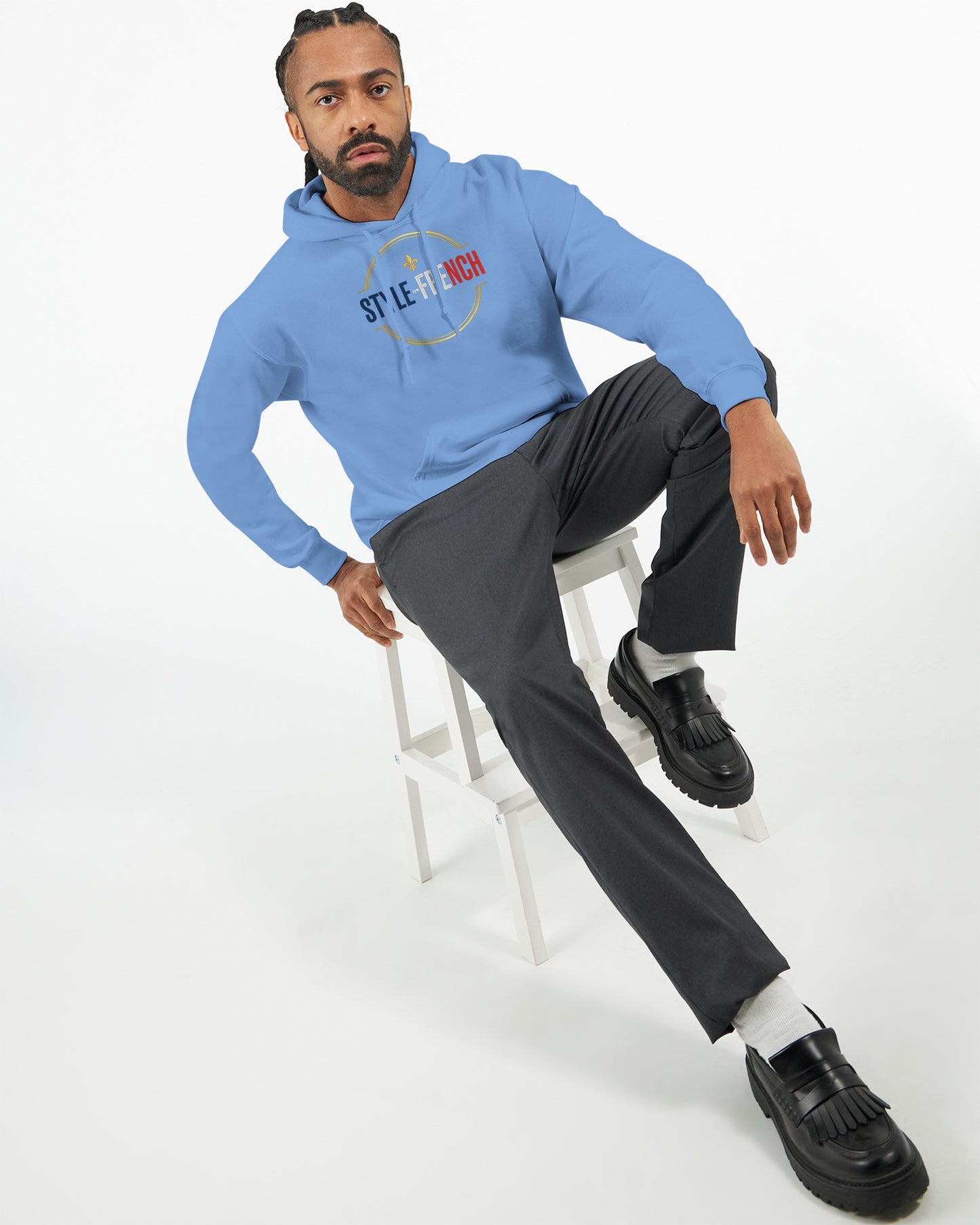 Sweat à capuche Debout la France pour homme – Hoodie premium en coton mélangé
