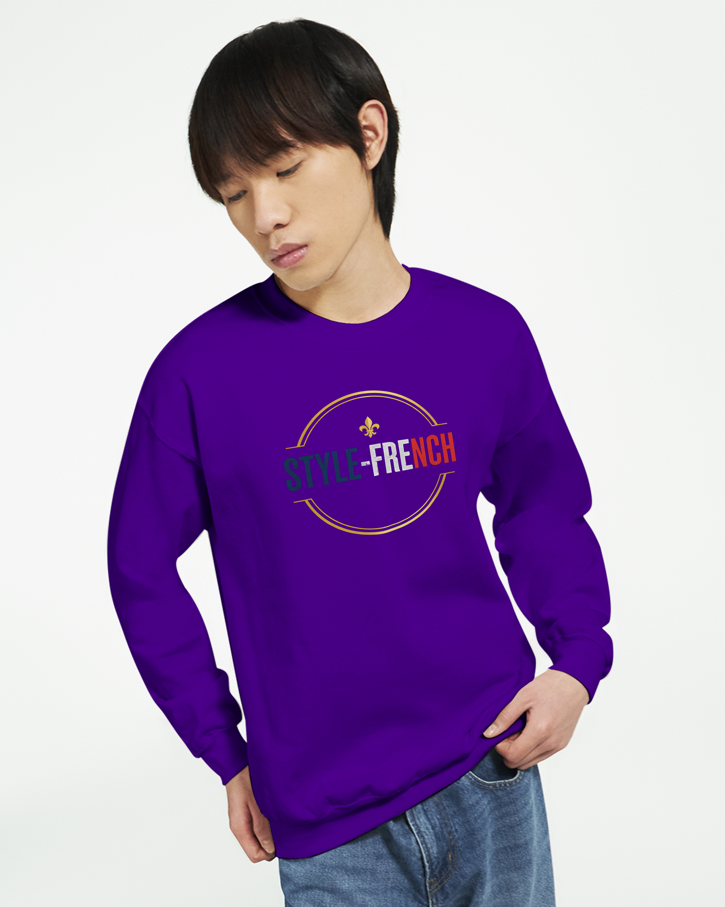 Sweat-shirt Homme 'Le Peuple Ne Lâche Rien' – Confort et Résistance