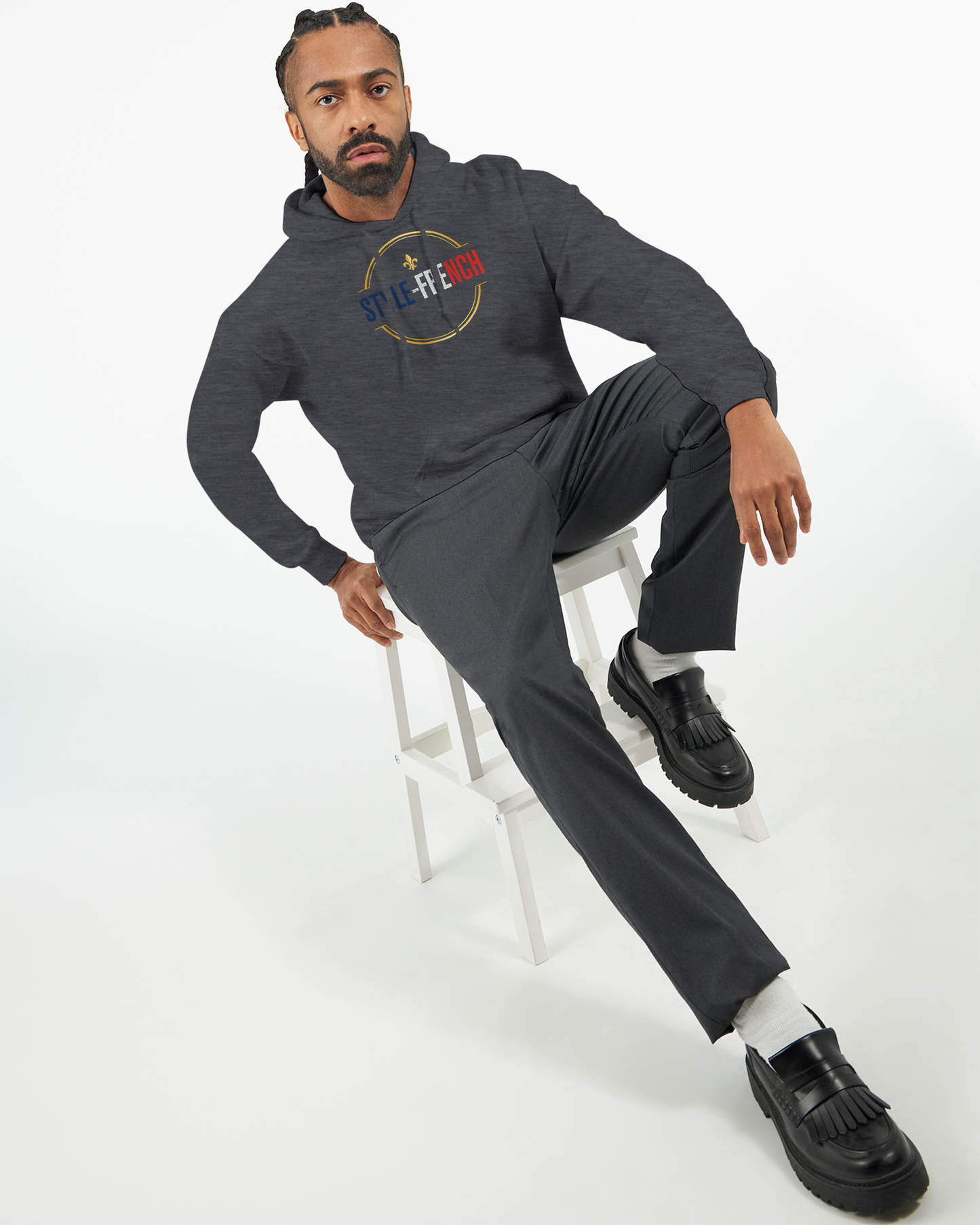 Sweat à Capuche Homme "Le Peuple Ne Lâche Rien" – Confort Premium
