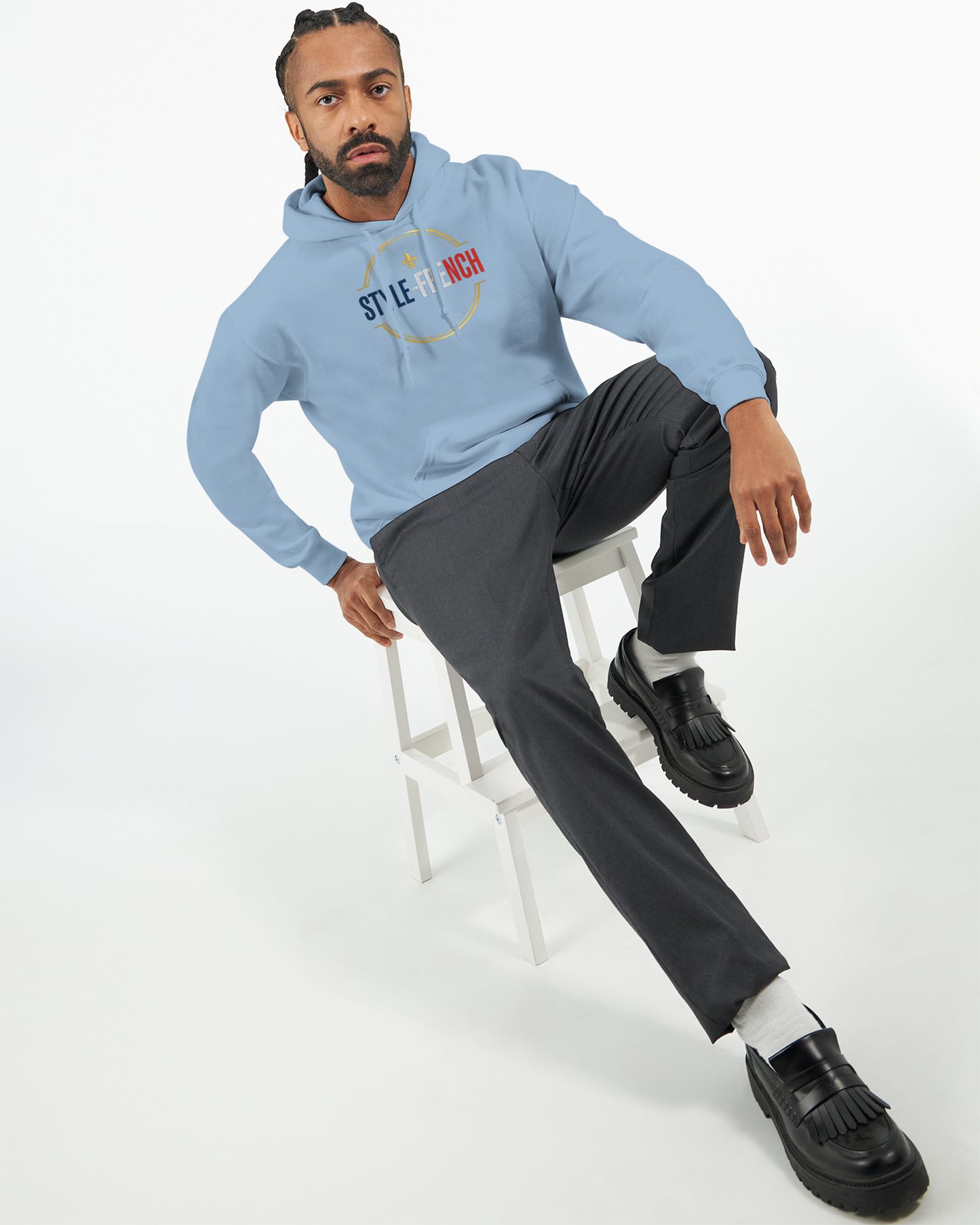 Sweat à Capuche Homme « Né en France » – Premium Confort et Style
