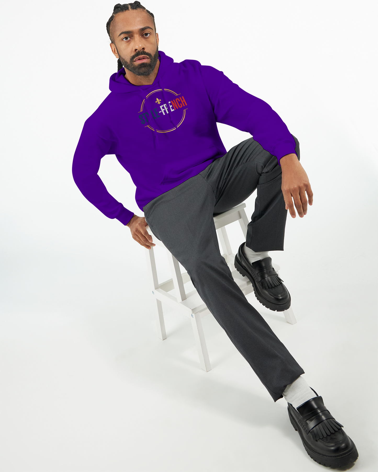 Sweat à Capuche Homme "Le Peuple Ne Lâche Rien" – Confort Premium