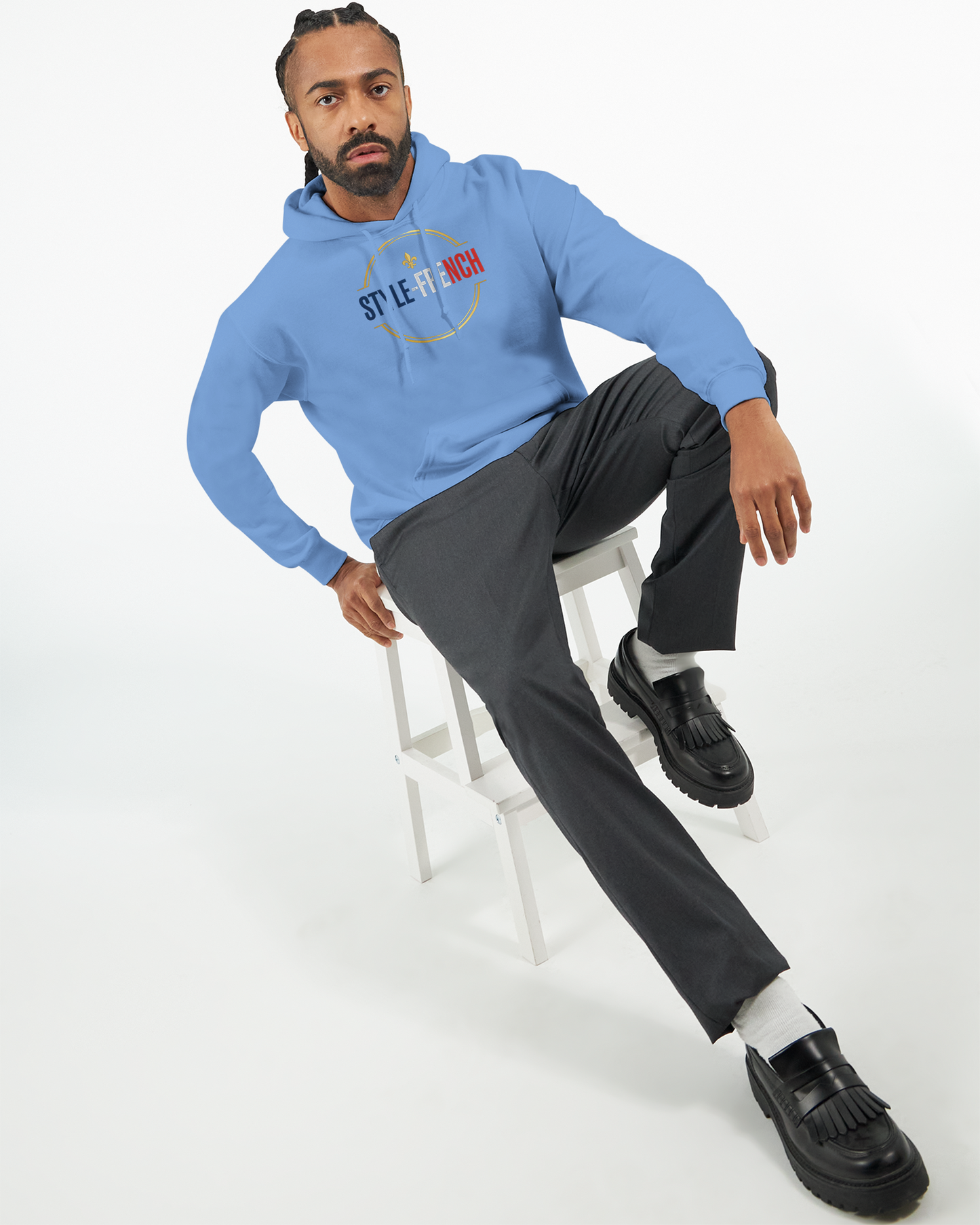 Sweat à Capuche Homme « Né en France » – Premium Confort et Style