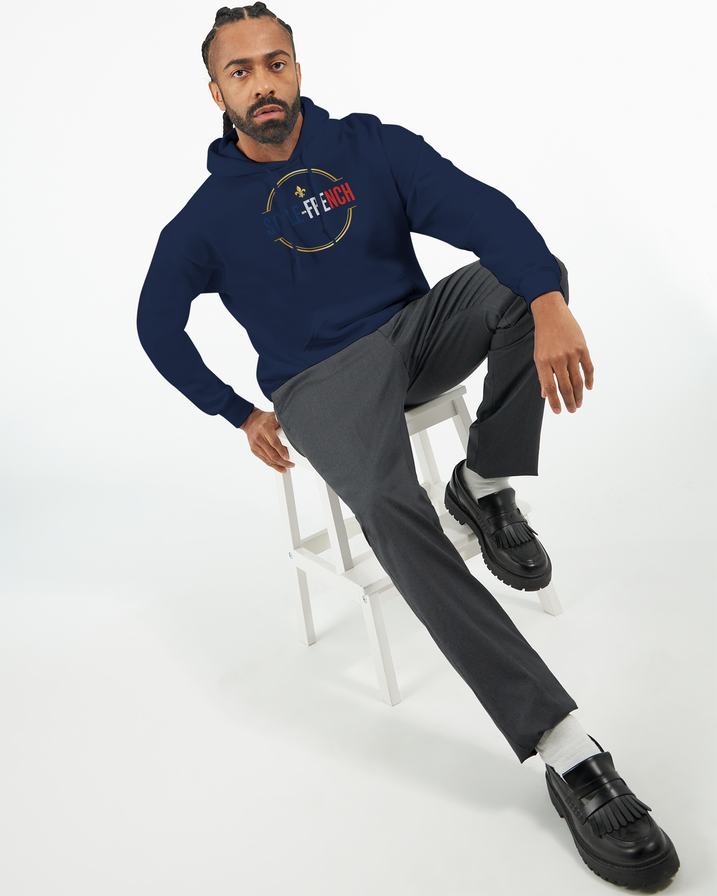 Sweat à Capuche Homme "Le Peuple Ne Lâche Rien" – Confort Premium