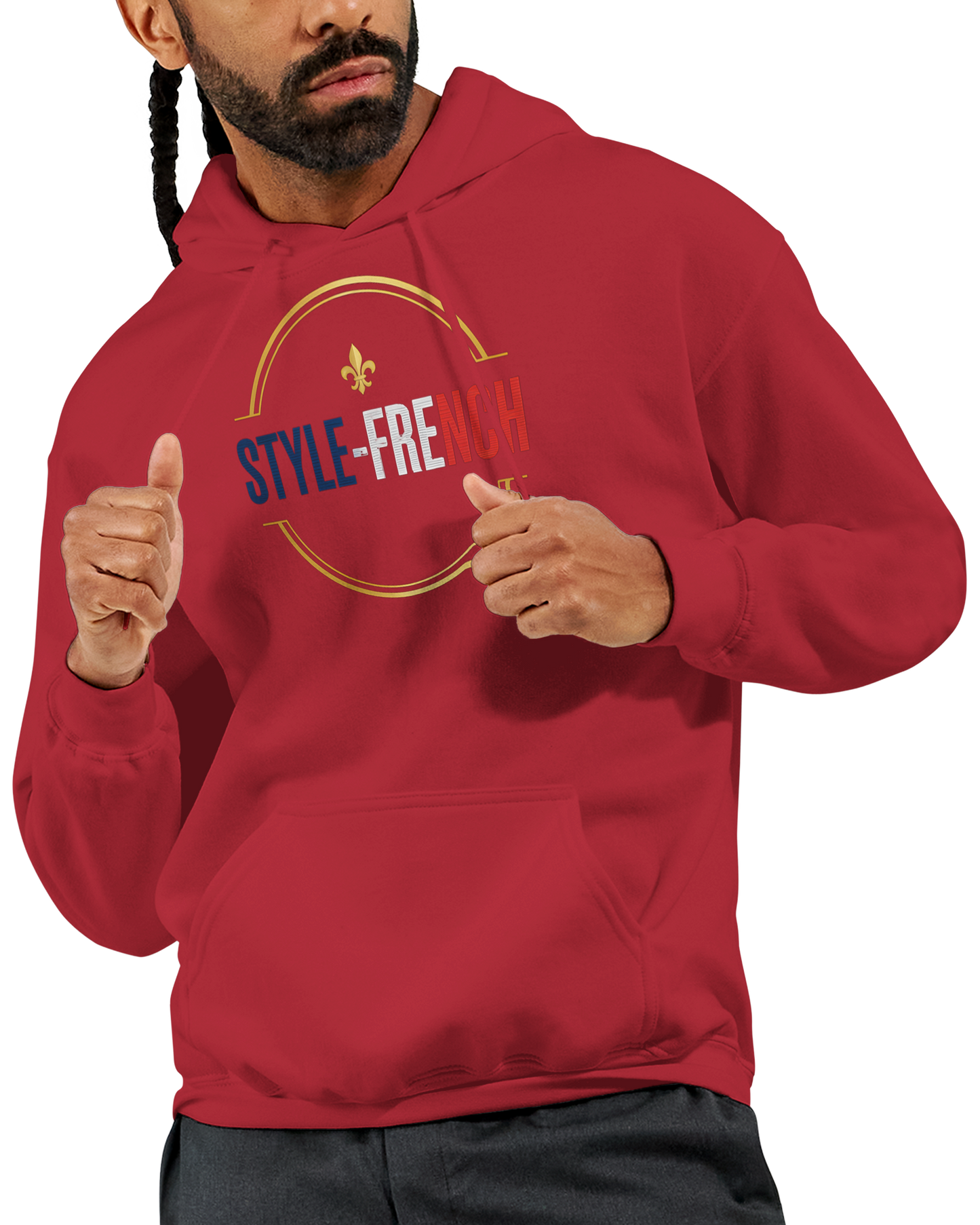 Sweat à Capuche Homme homme de France - Design France - Confort Premium