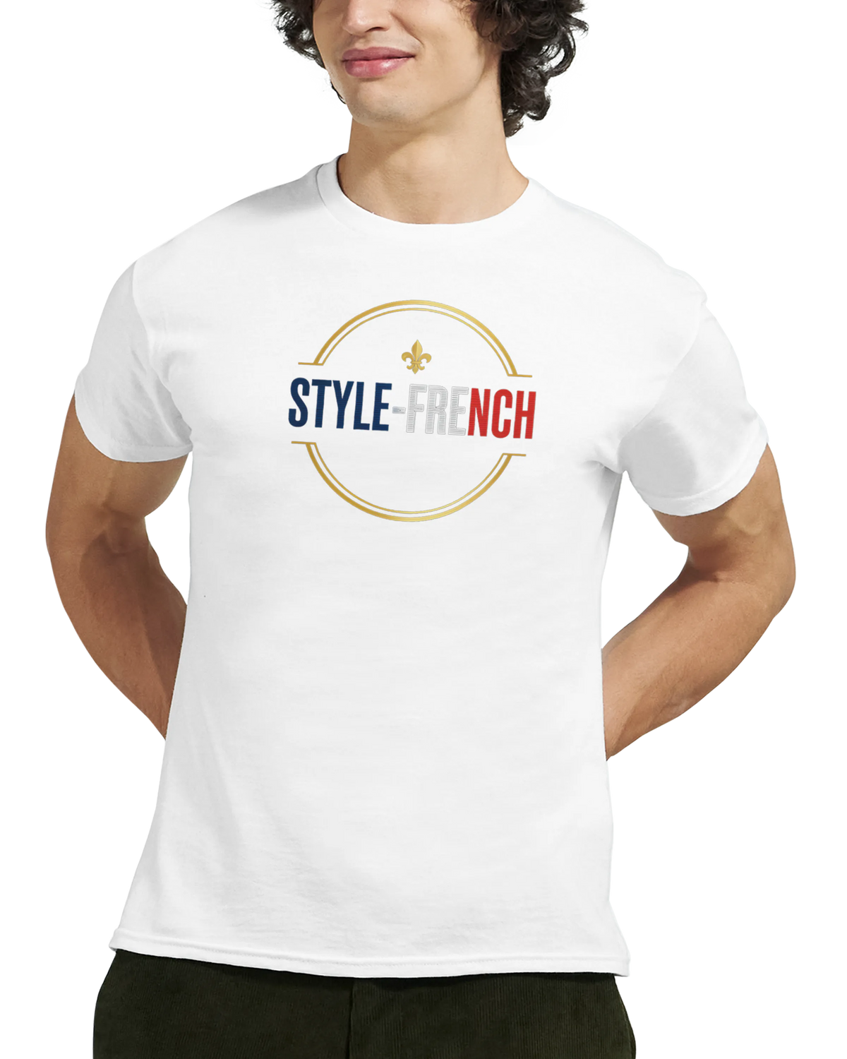 T-Shirt Premium 'Né en France' – Coton Épais à Coupe Classique