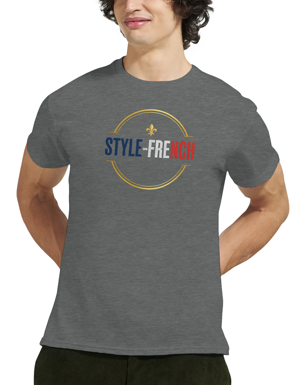 T-Shirt Premium 'Né en France' – Coton Épais à Coupe Classique