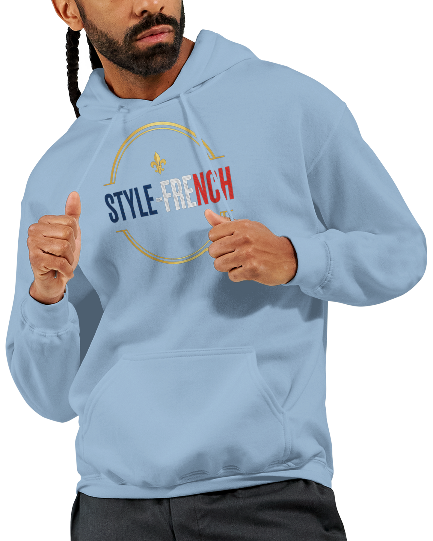 Sweat à Capuche Homme homme de France - Design France - Confort Premium
