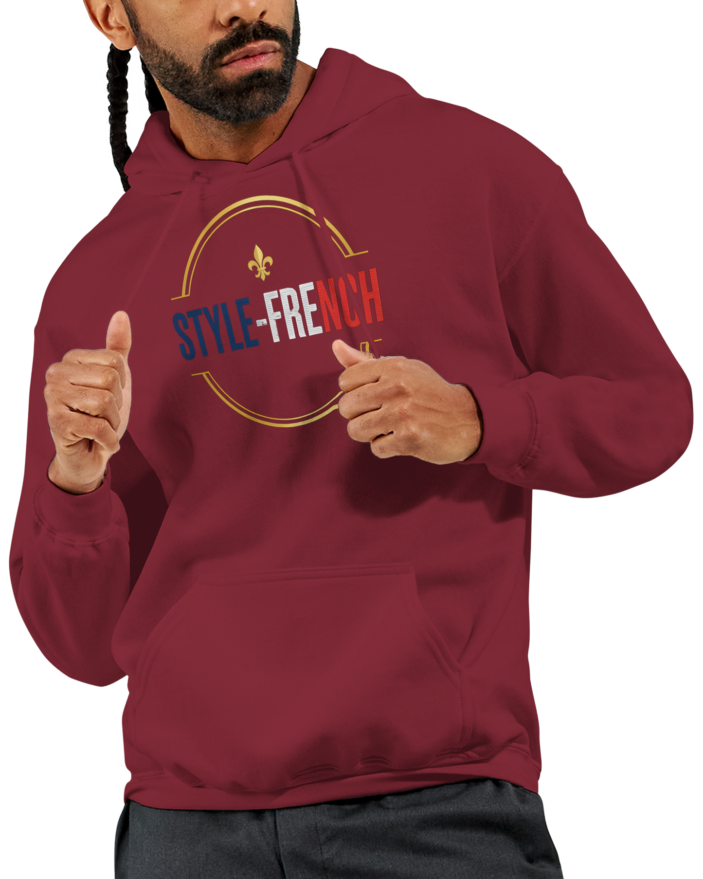 Sweat à Capuche Homme "Le Peuple Ne Lâche Rien" – Confort Premium