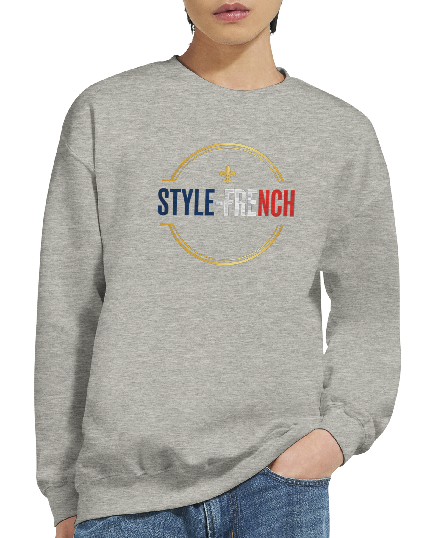 Sweat-shirt Unisexe Caen - Ville de France - Confort Classique