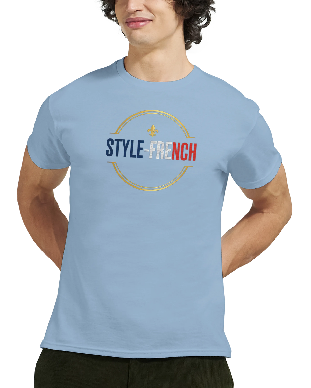 T-Shirt Premium 'Né en France' – Coton Épais à Coupe Classique