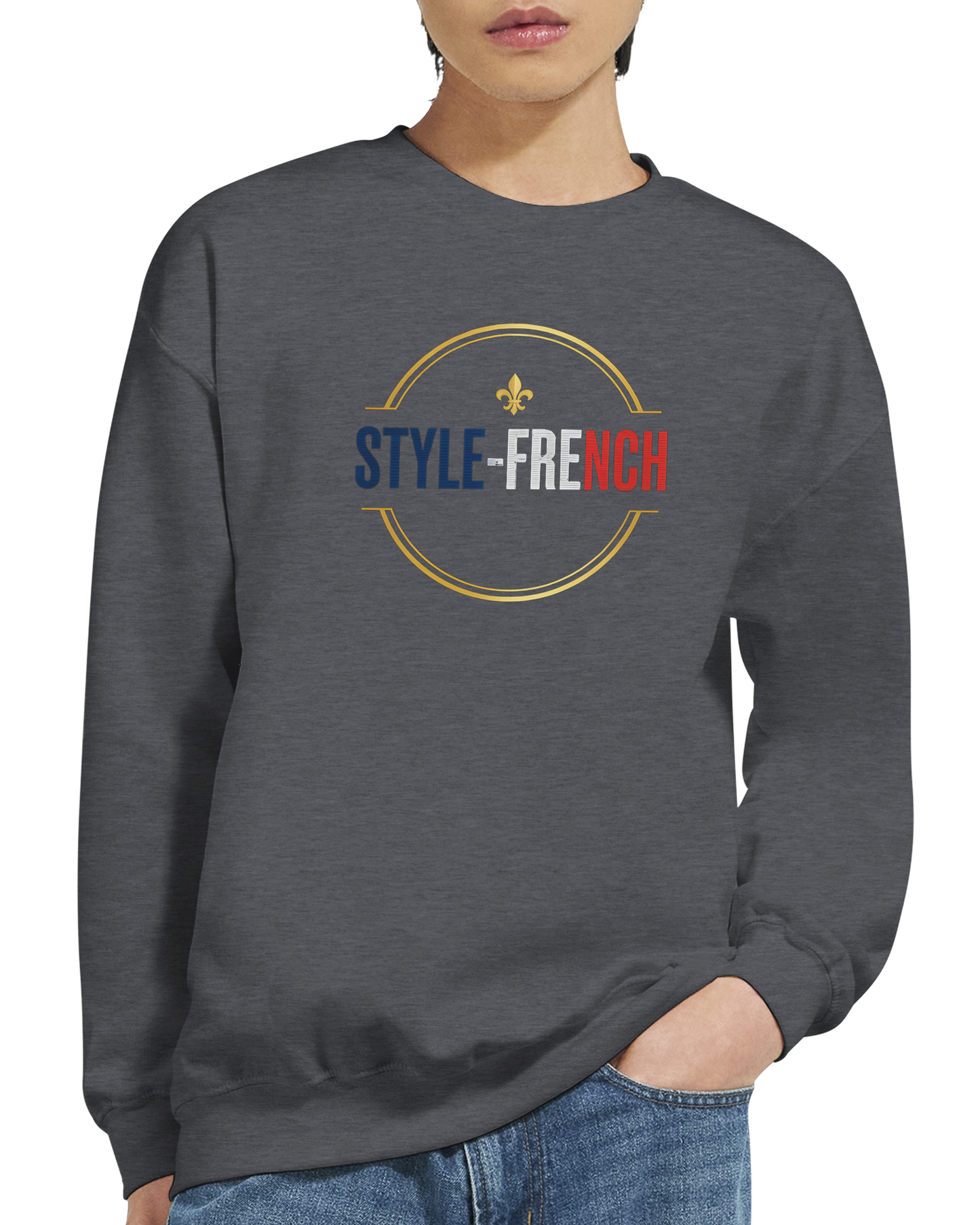 Sweat-shirt Homme 'Le Peuple Ne Lâche Rien' – Confort et Résistance