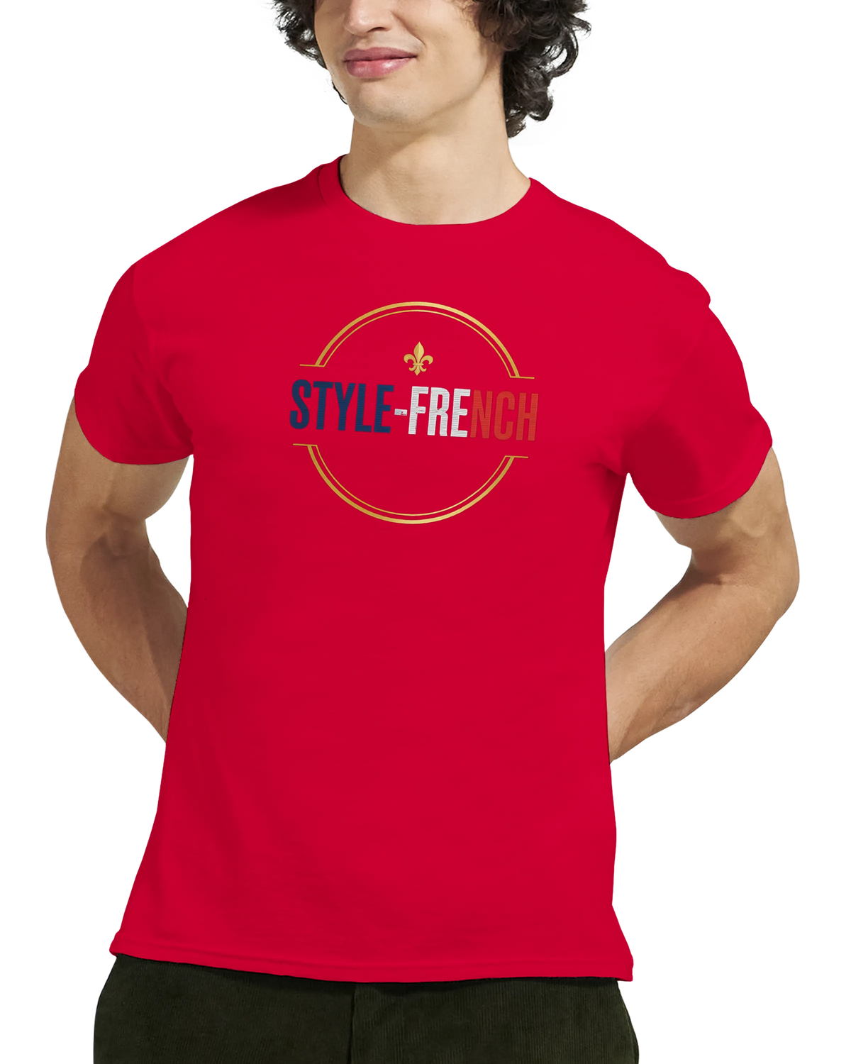 T-Shirt Premium 'Né en France' – Coton Épais à Coupe Classique
