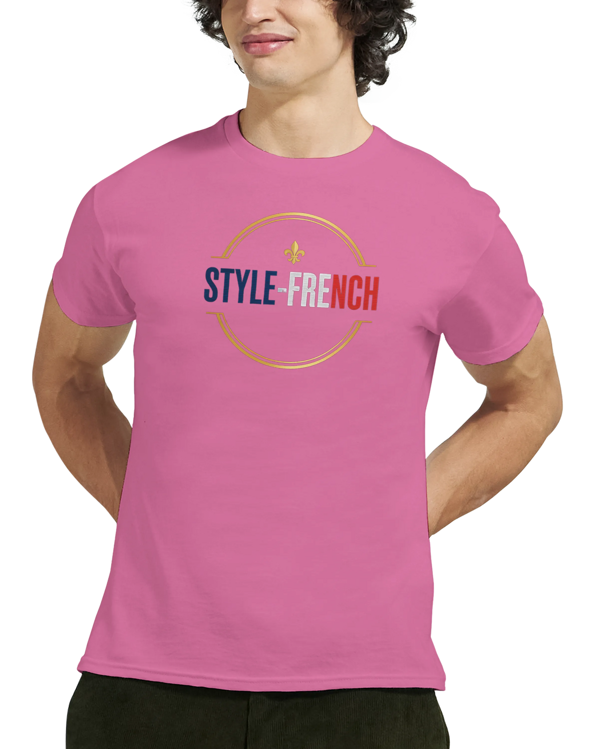 T-Shirt Premium 'Né en France' – Coton Épais à Coupe Classique