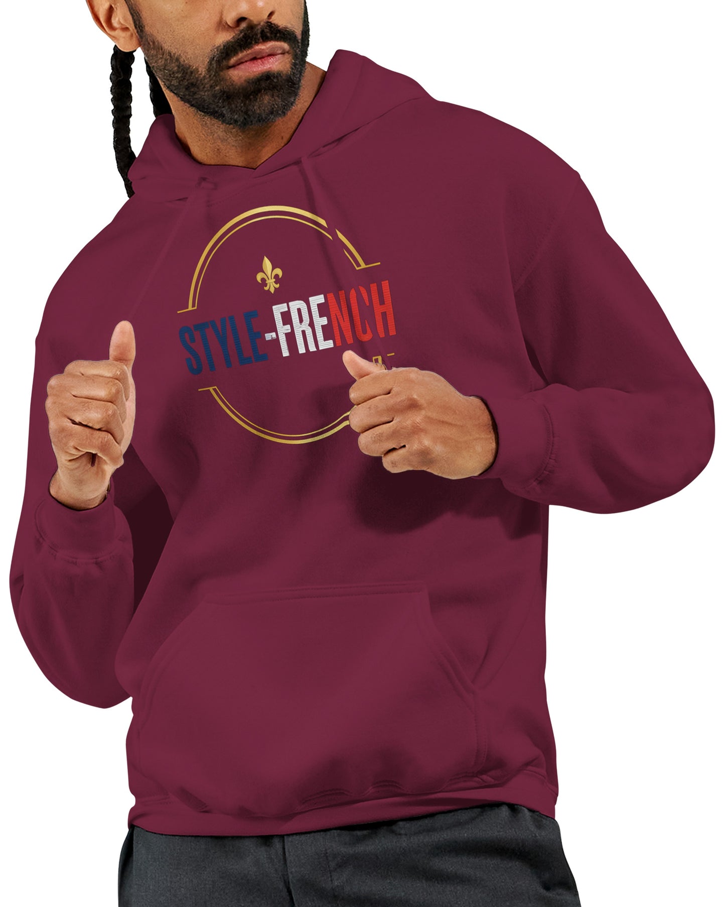 Sweat à capuche unisexe Marseille – Hoodie premium en coton mélangé