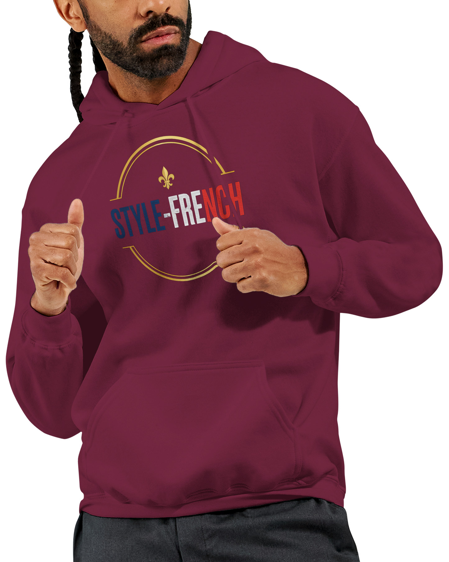 Sweat à capuche Caen - Ville de France - Unisexe Premium