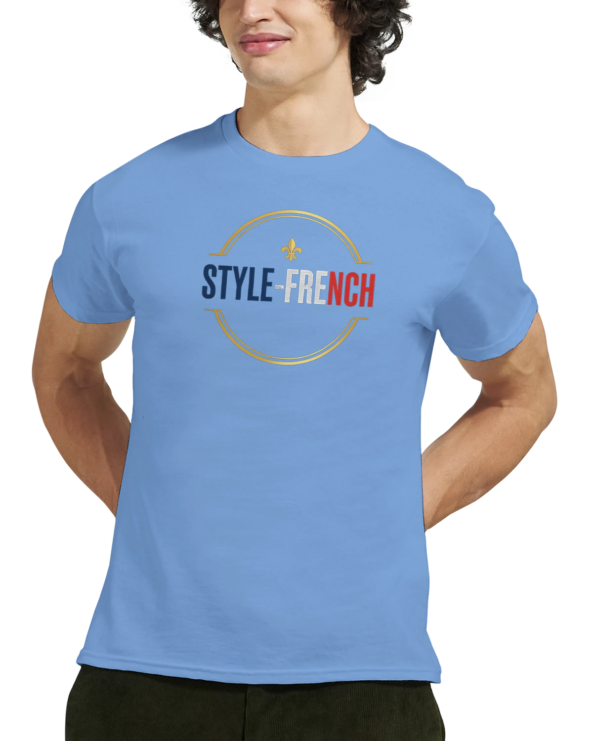 T-Shirt Premium 'Né en France' – Coton Épais à Coupe Classique