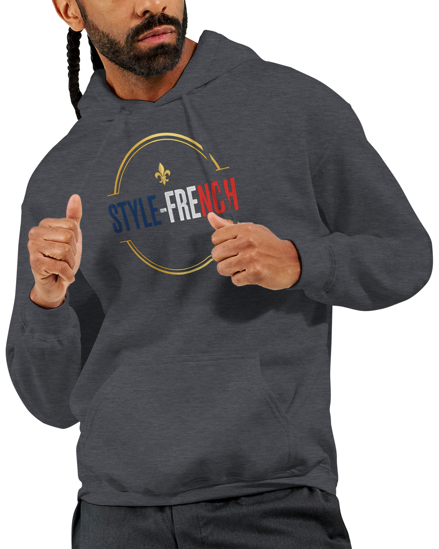 Sweat à capuche Caen - Ville de France - Unisexe Premium