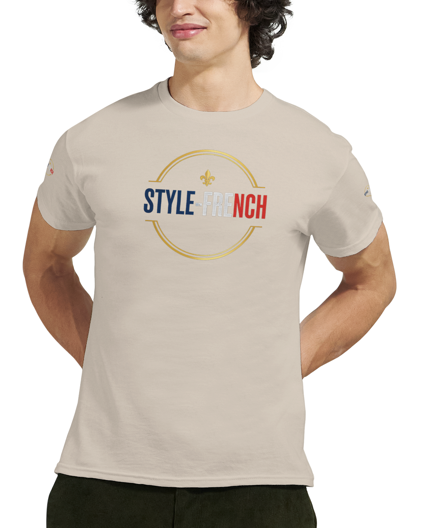 T-Shirt Premium 'Né en France' – Coton Épais à Coupe Classique