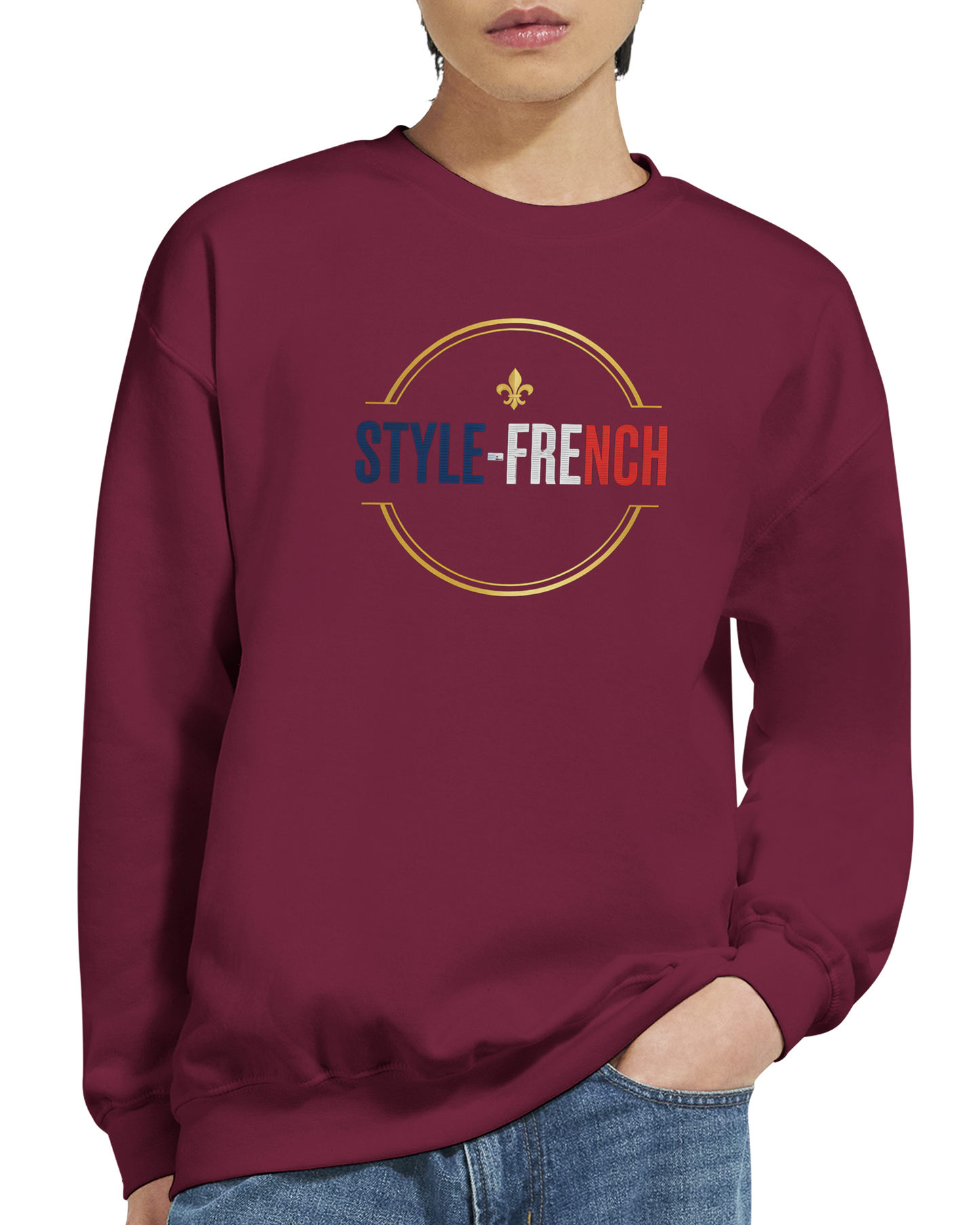 Sweat-shirt Unisexe Tours France - Classique et Confortable