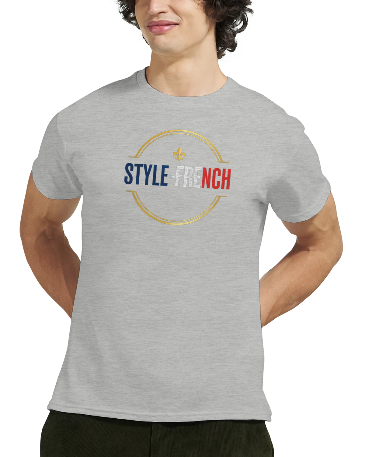 T-Shirt Premium 'Né en France' – Coton Épais à Coupe Classique