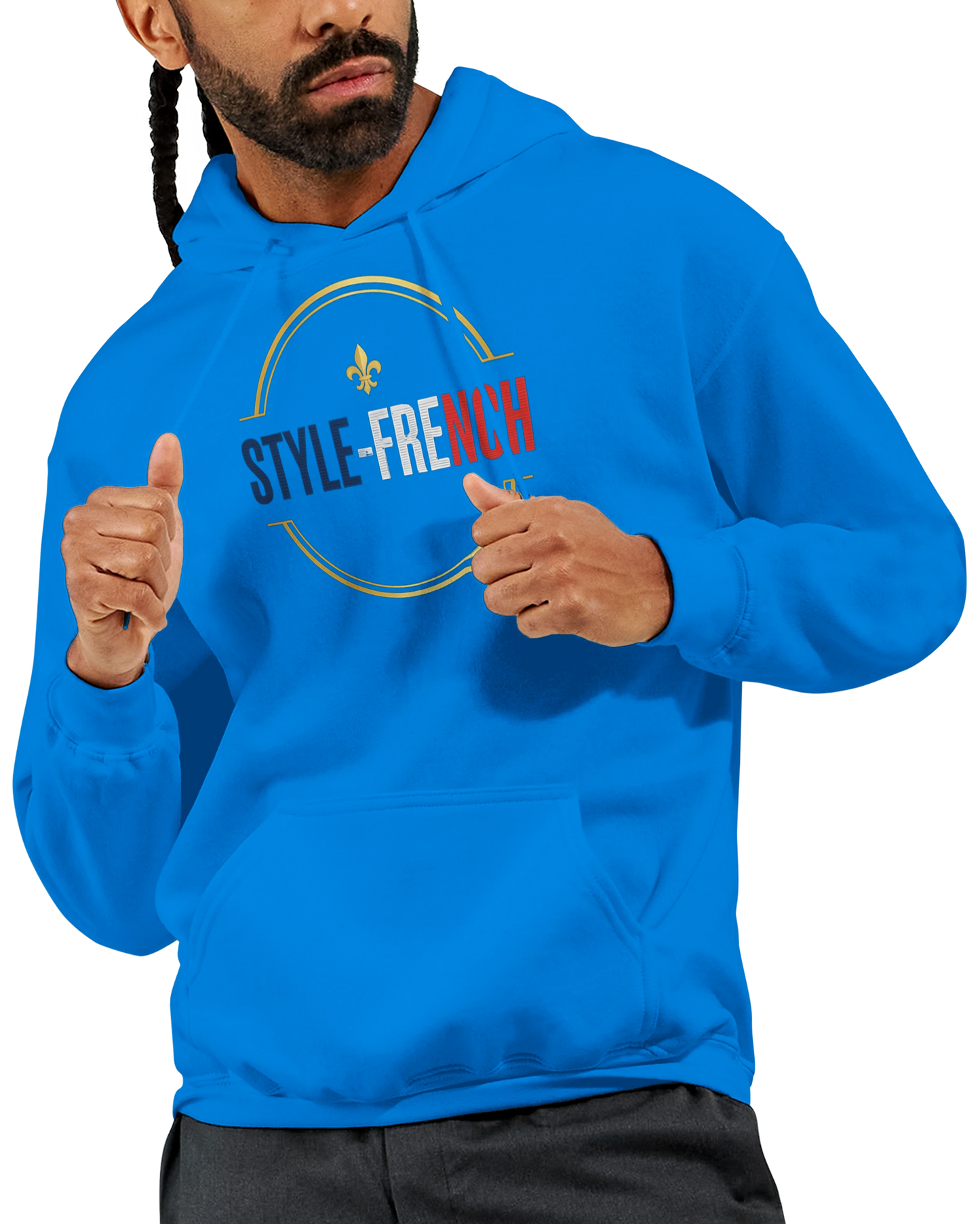 Sweat à capuche unisexe Auvergne-Rhône-Alpes – Confort et style régional