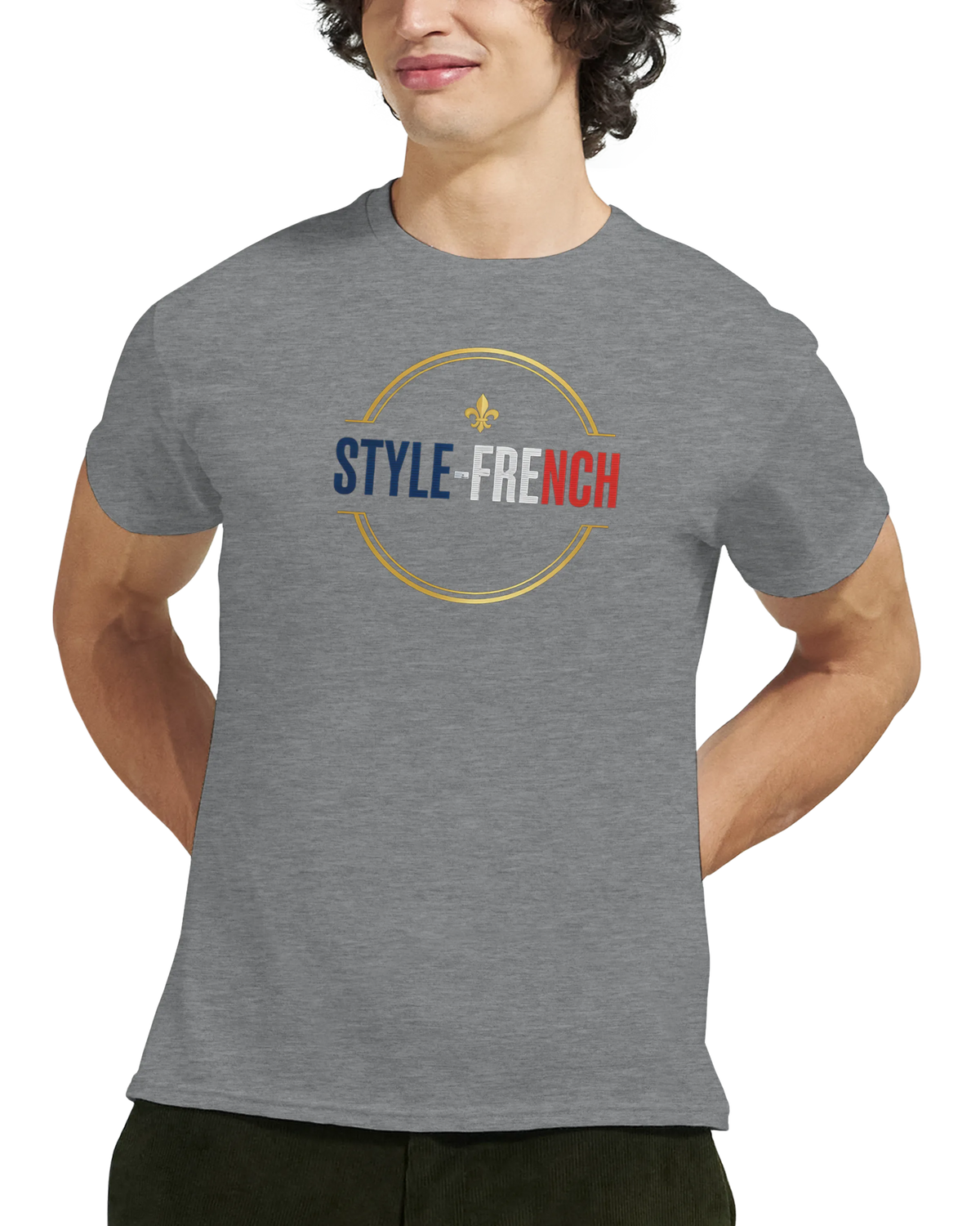 T-Shirt Premium 'Né en France' – Coton Épais à Coupe Classique