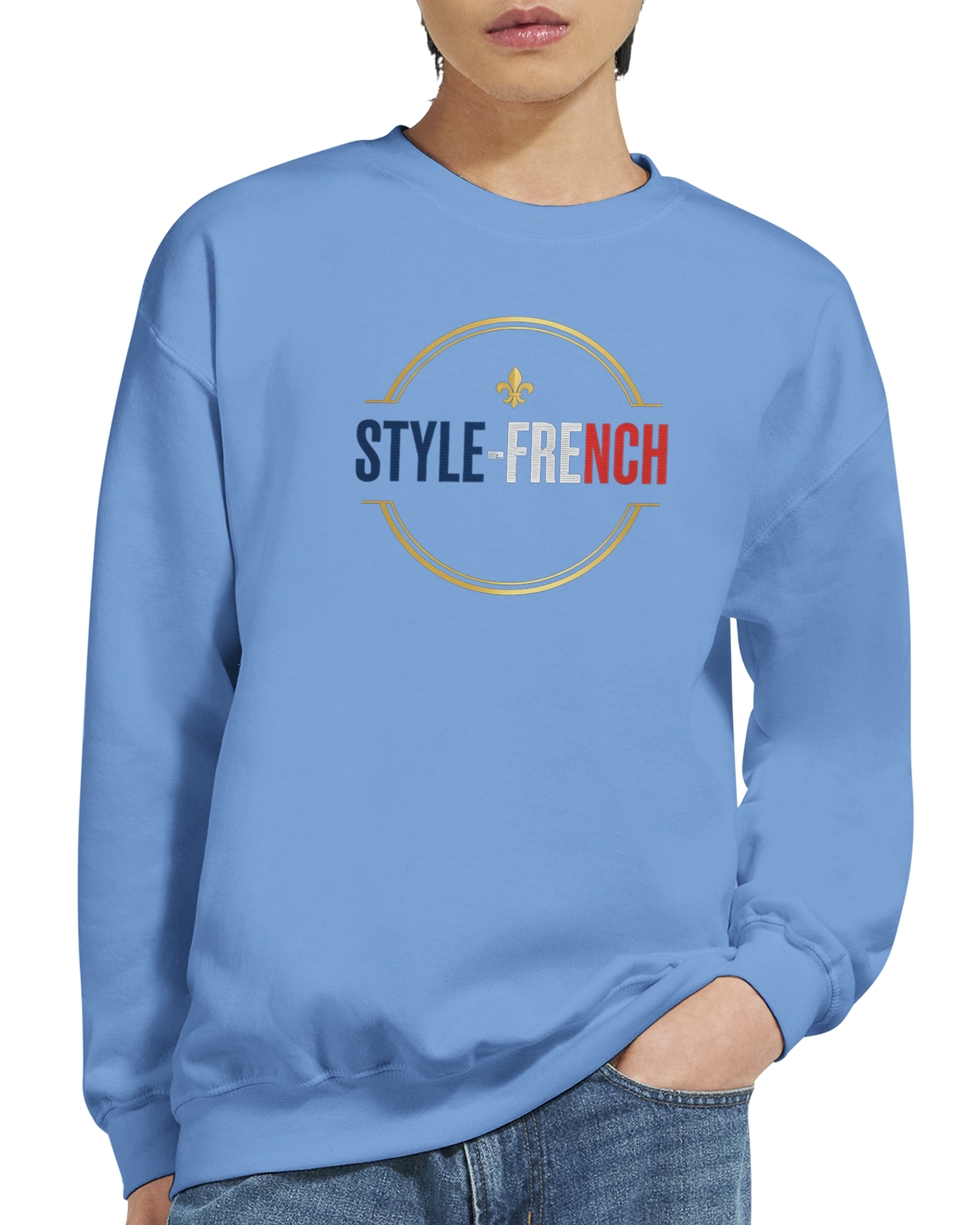 Sweat-shirt Homme « Né en France » – Confort Premium et Design Durable