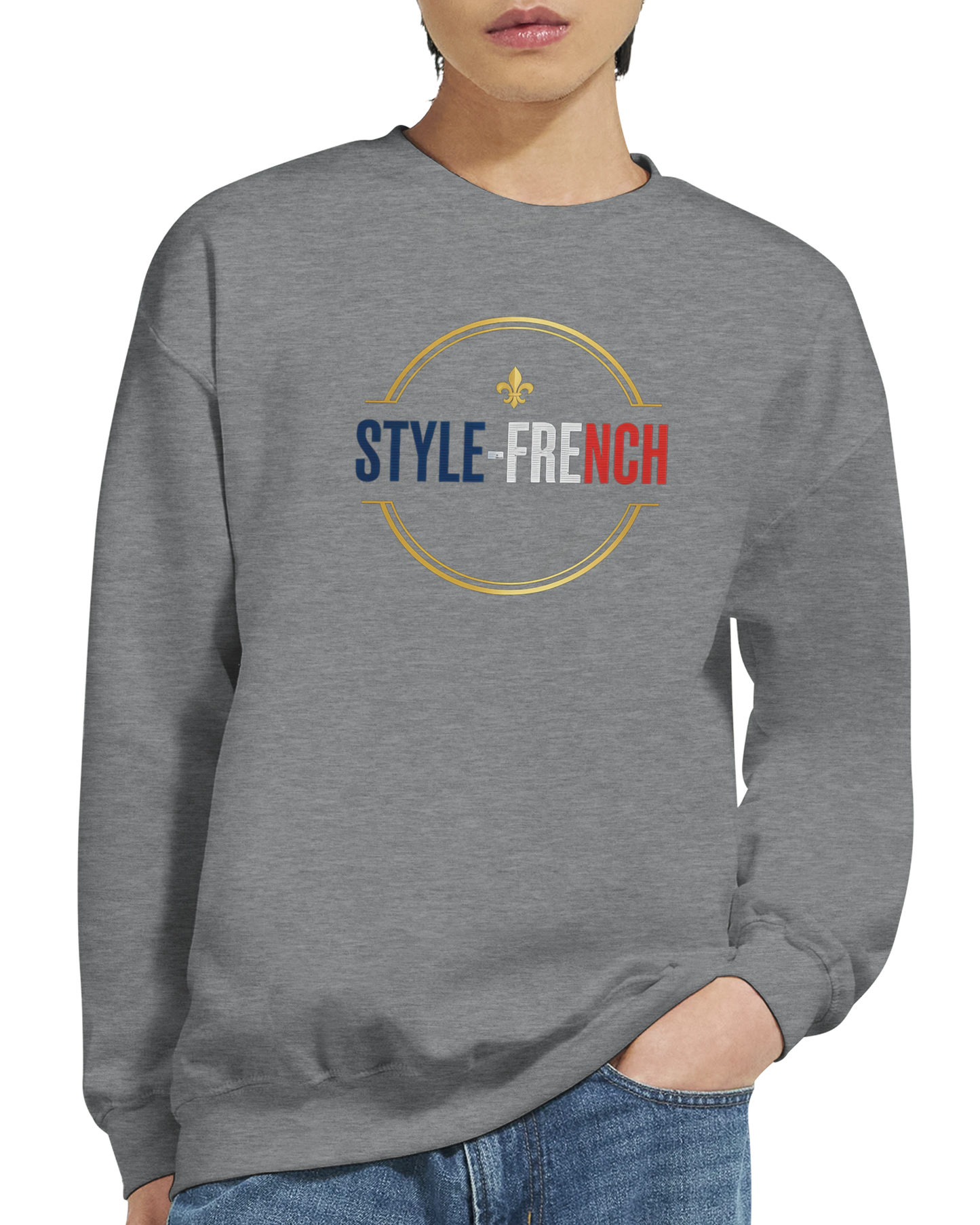 Sweat-shirt Homme Le Sceau du Roi - Coupe Classique Confortable