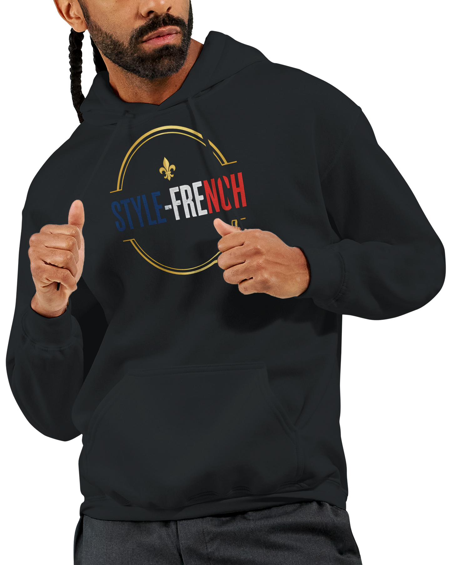 Sweat à Capuche Homme "Le Peuple Ne Lâche Rien" – Confort Premium