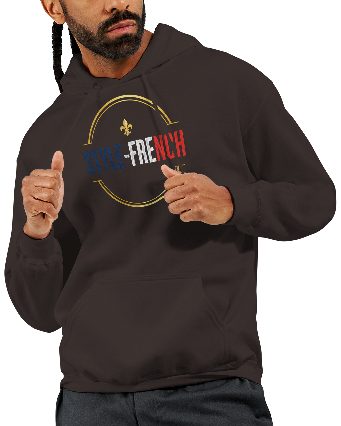 Sweat à Capuche Homme "Le Peuple Ne Lâche Rien" – Confort Premium