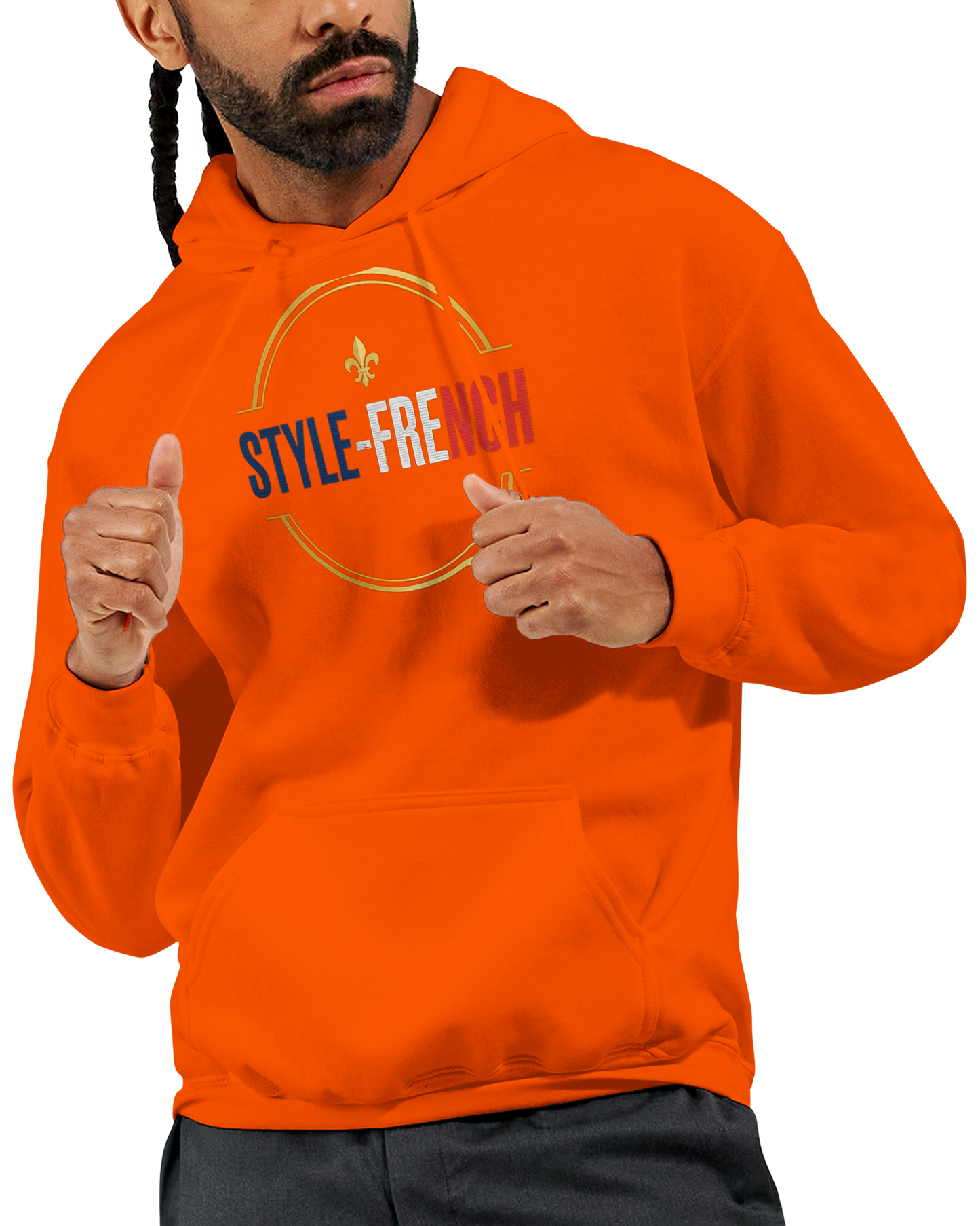 Sweat à Capuche Homme « Né en France » – Premium Confort et Style
