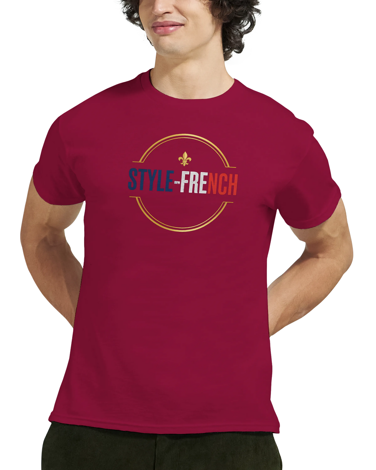 T-Shirt Homme Alchimie Gauloise – Coton Épais à Coupe Classique
