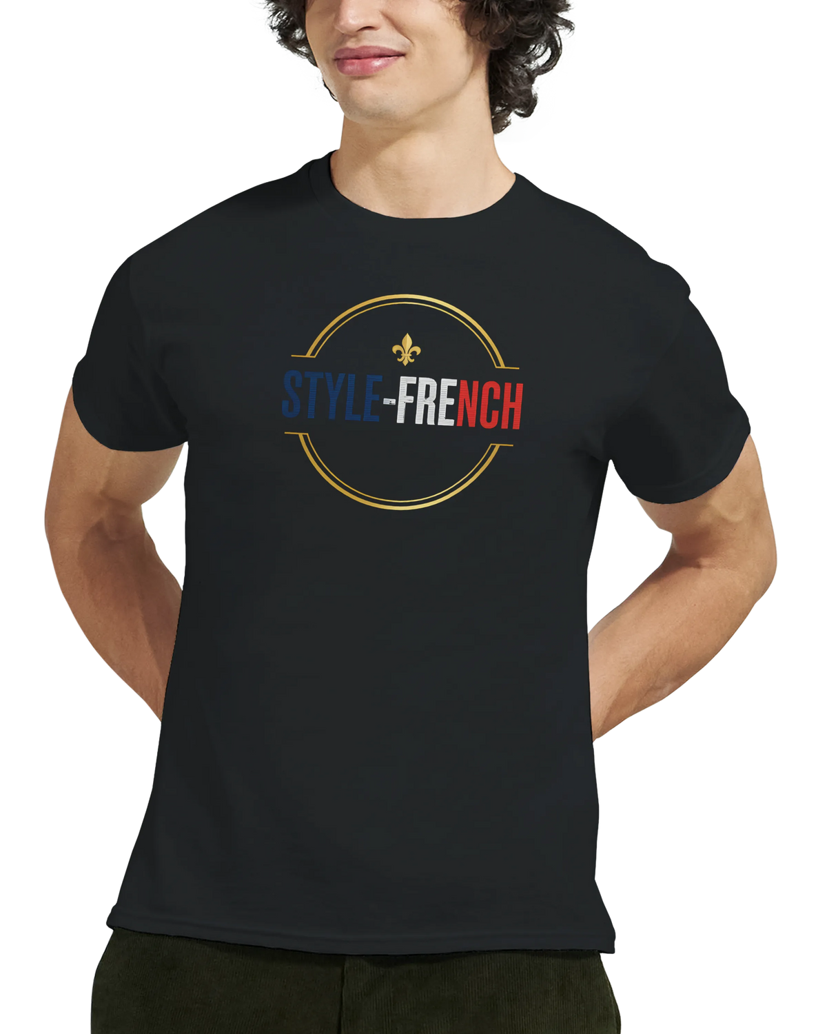 T-Shirt Homme Alchimie Gauloise – Coton Épais à Coupe Classique
