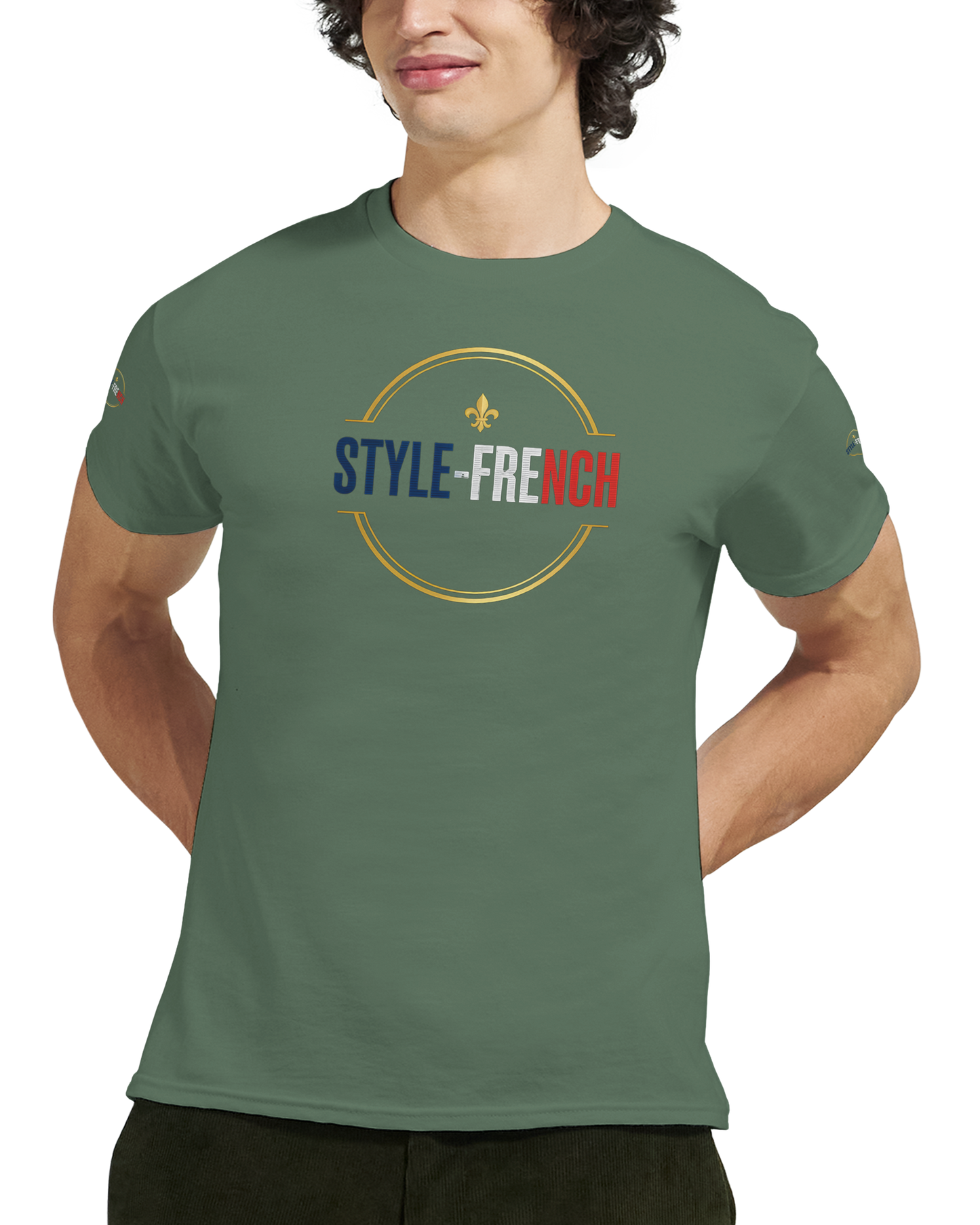 T-Shirt Premium 'Né en France' – Coton Épais à Coupe Classique