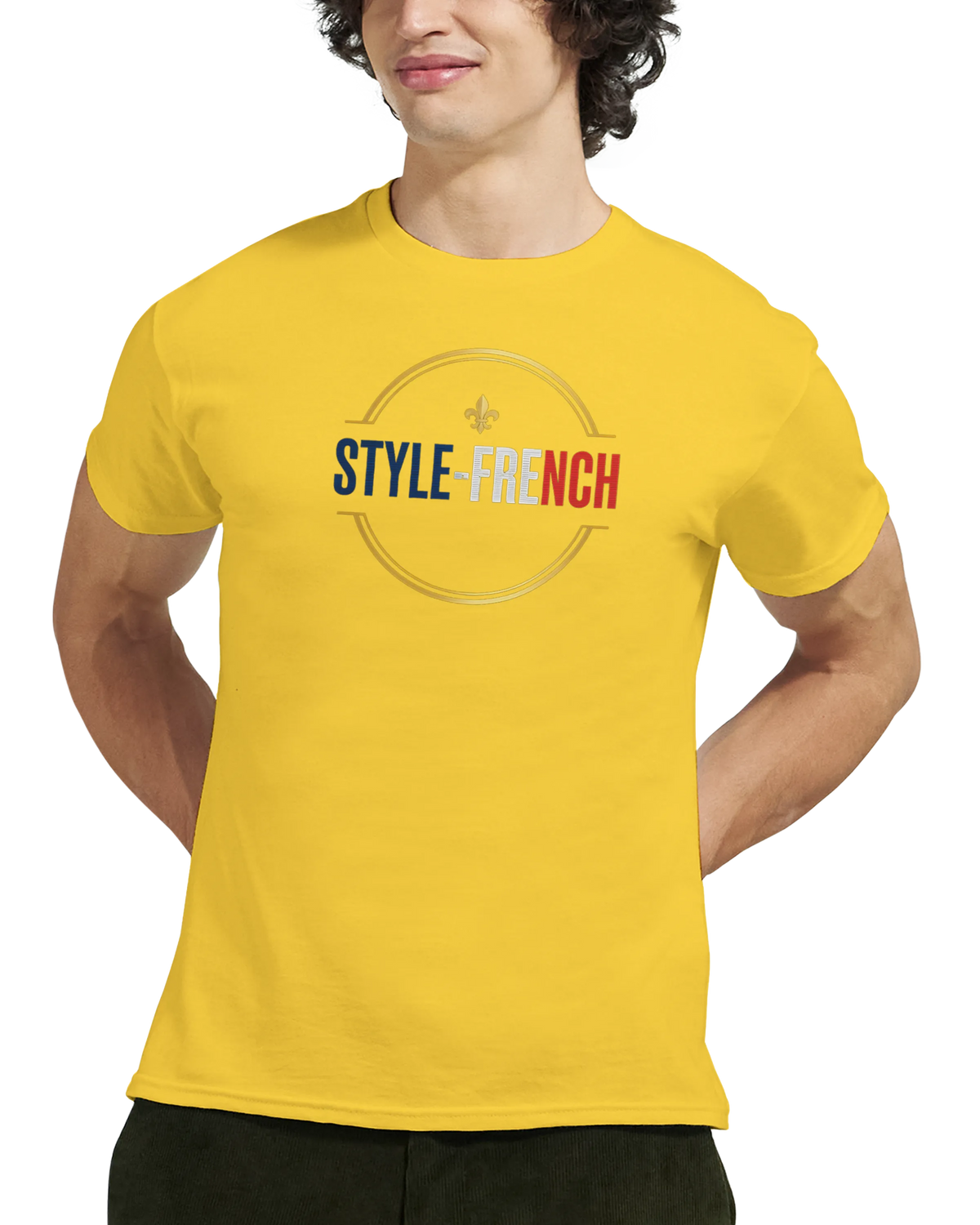 T-Shirt Homme Alchimie Gauloise – Coton Épais à Coupe Classique