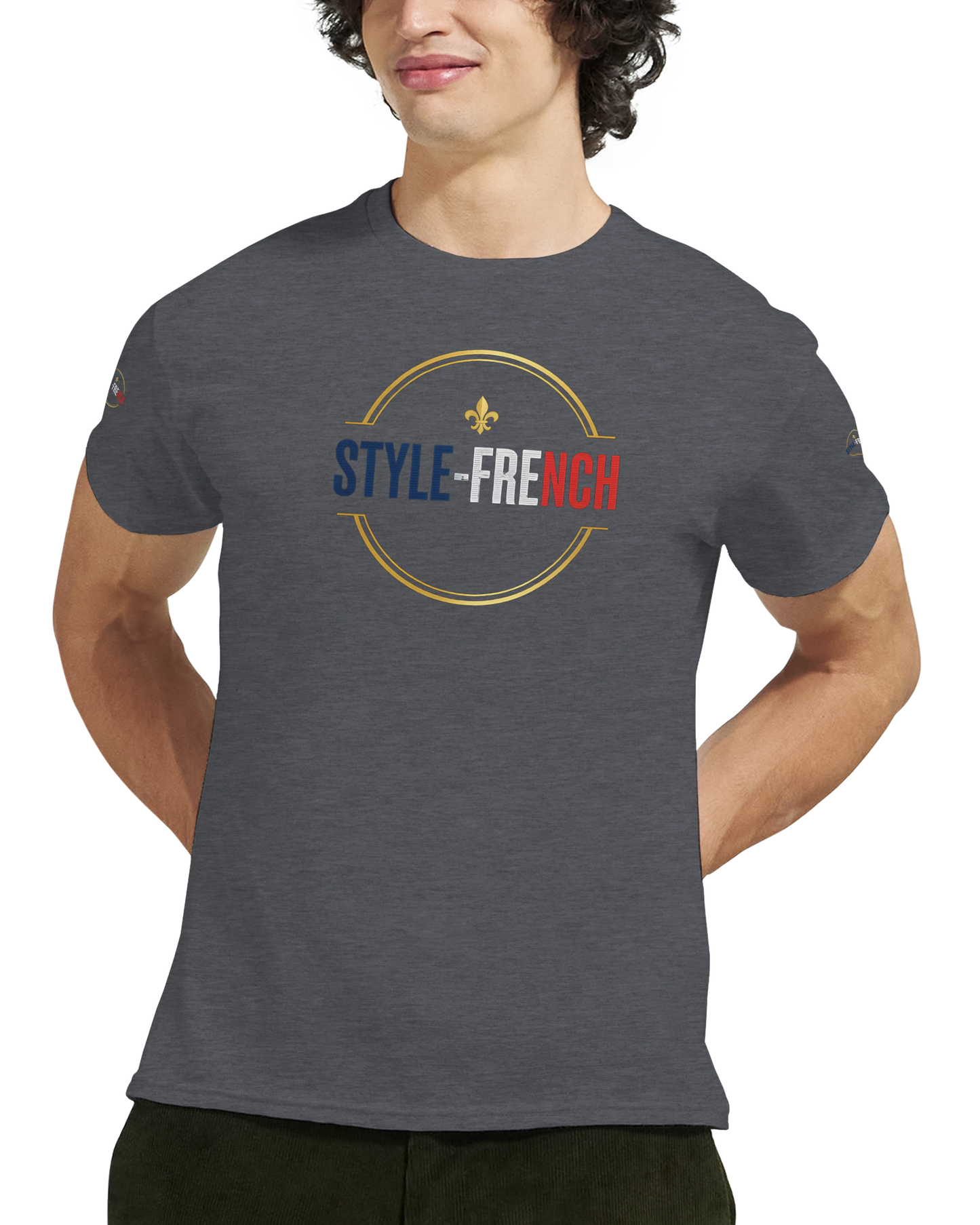 T-shirt Unisexe Île-de-France – Coton Épais à Coupe Classique