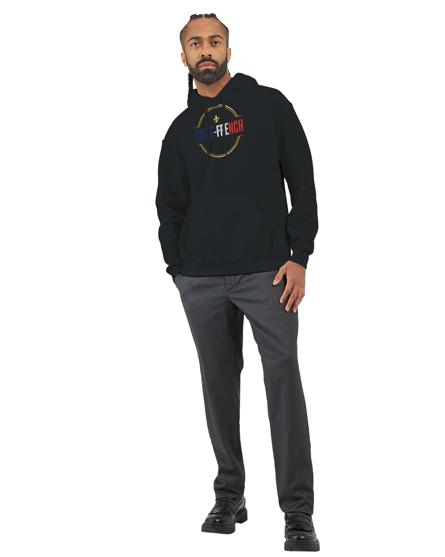 Sweat à Capuche Homme « Né en France » – Premium Confort et Style