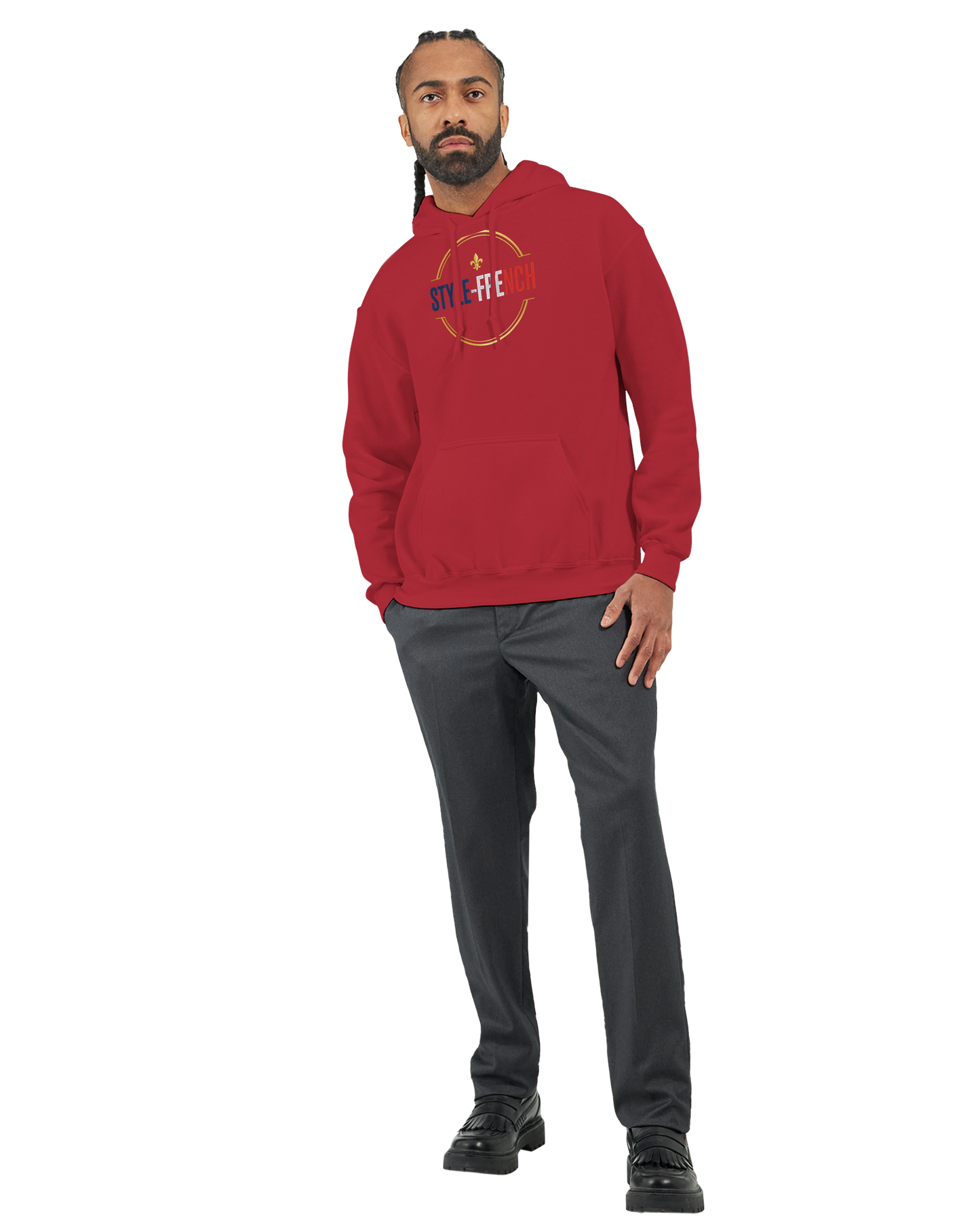Sweat à Capuche Homme « Né en France » – Premium Confort et Style