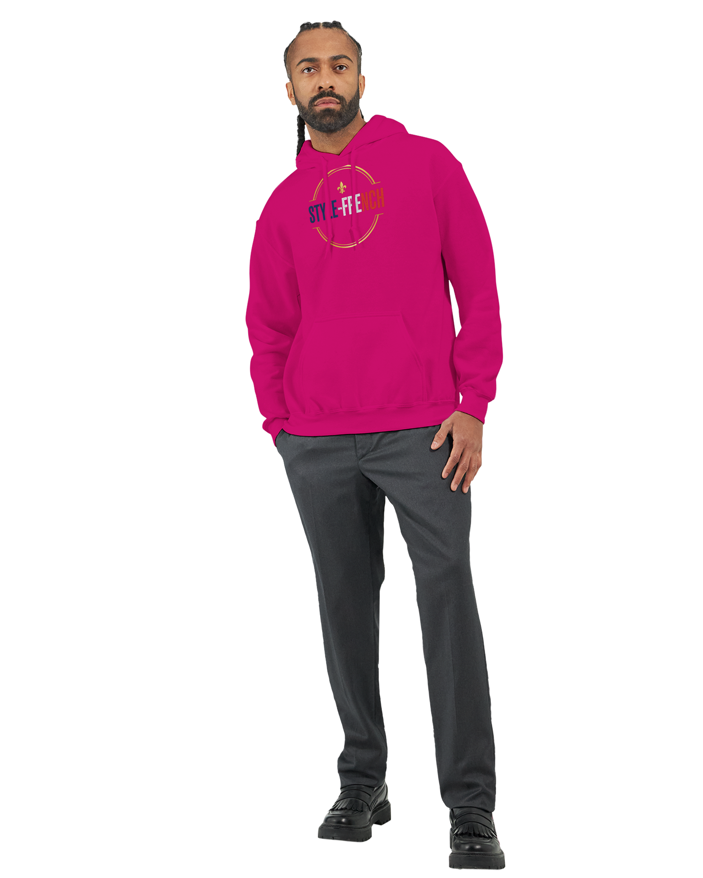 Sweat à Capuche Homme « Né en France » – Premium Confort et Style