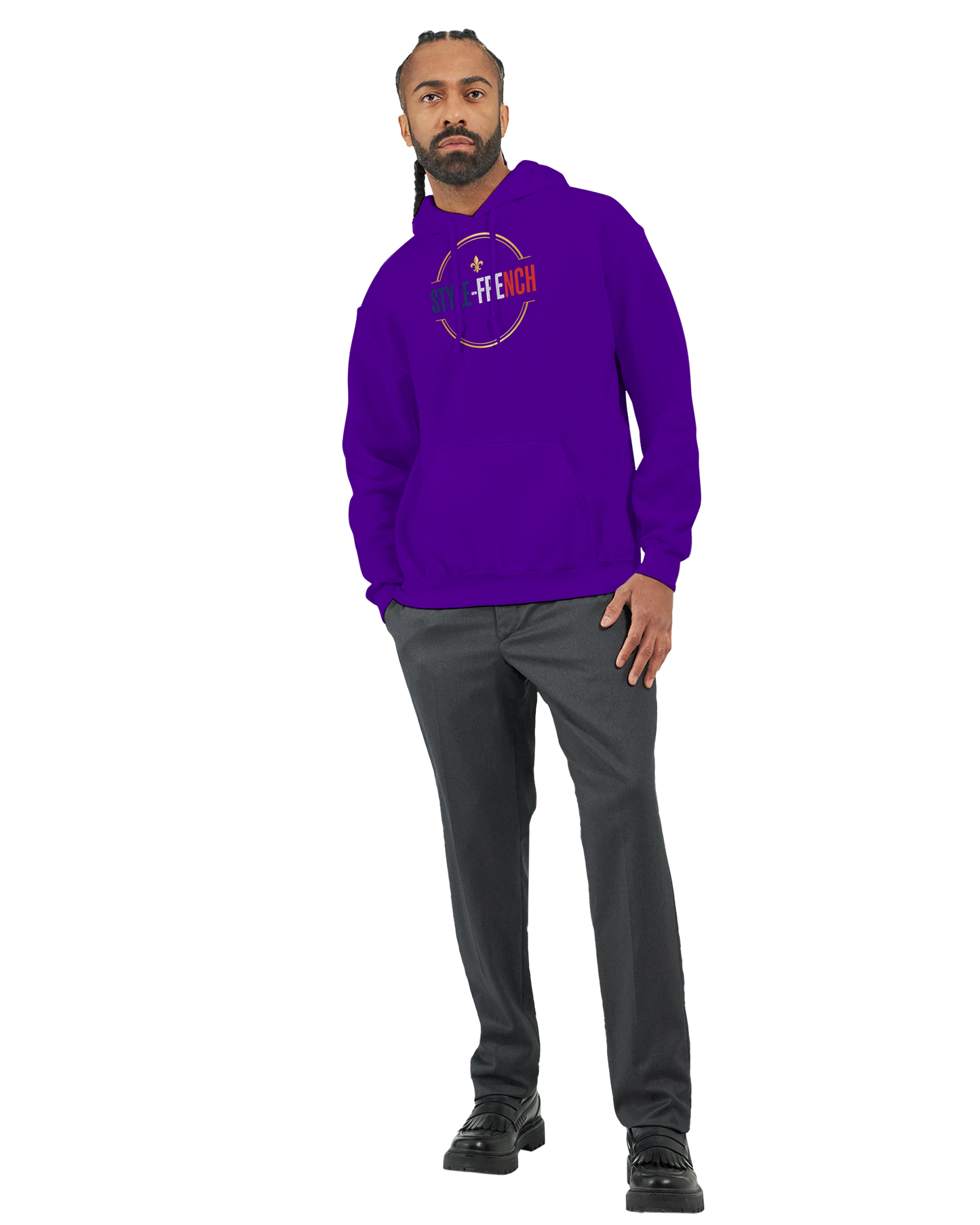 Sweat à capuche Le Sceau du Roi pour homme – Hoodie premium en coton mélangé