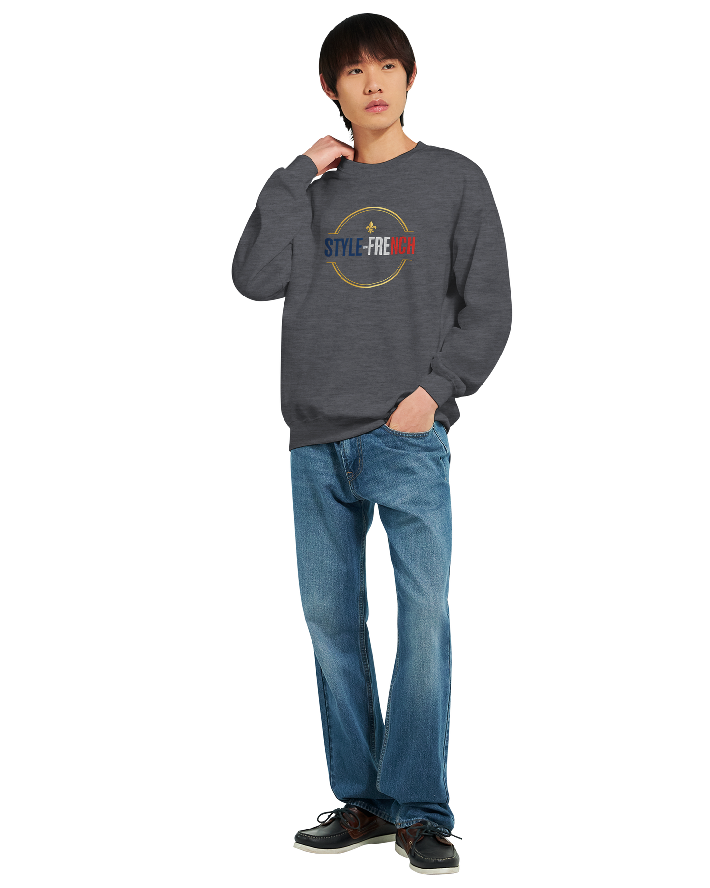 Sweat-shirt Homme Vive la France – Confort et Style Patriotique