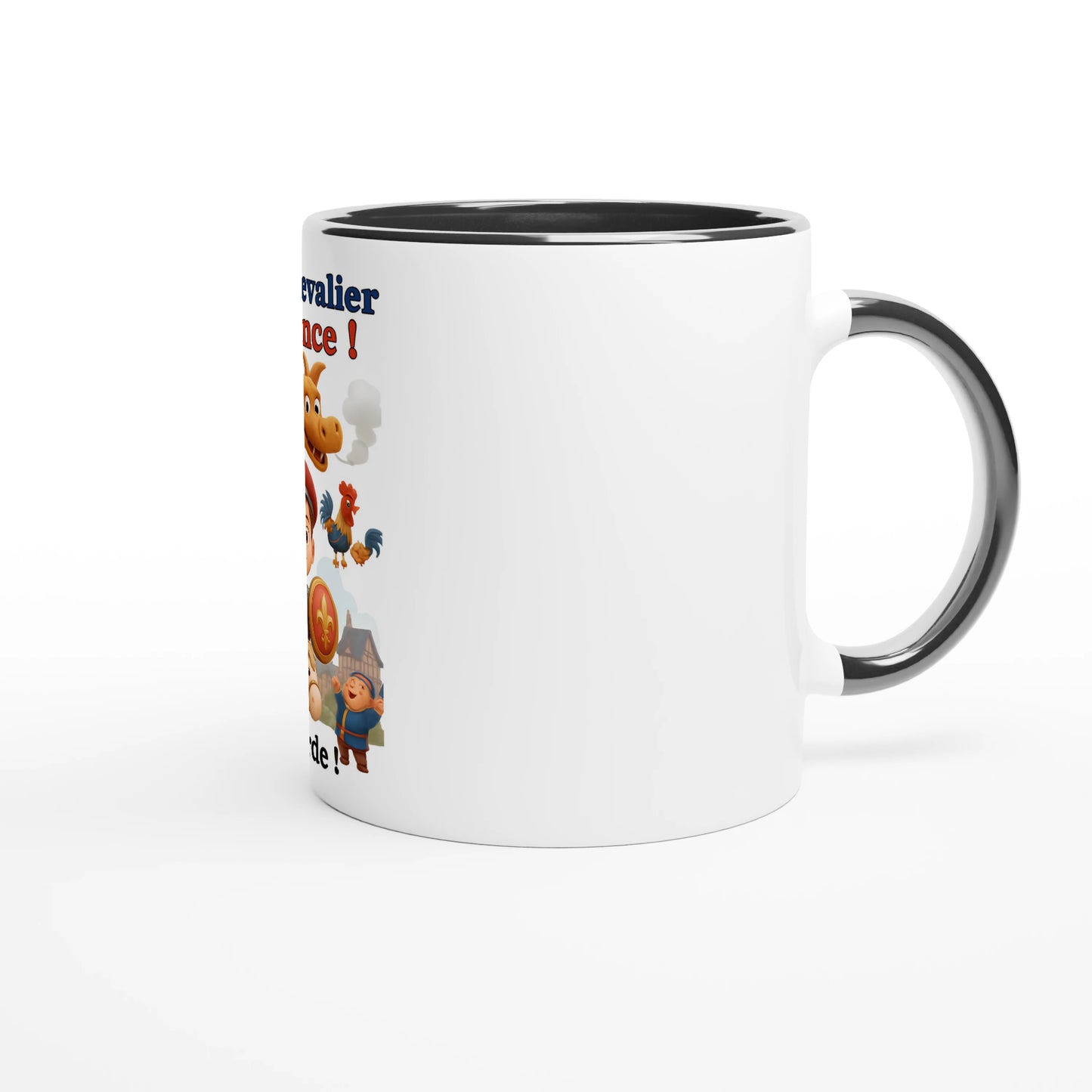 Mug en céramique petit chevalier de France  de 325 ml (11 oz)